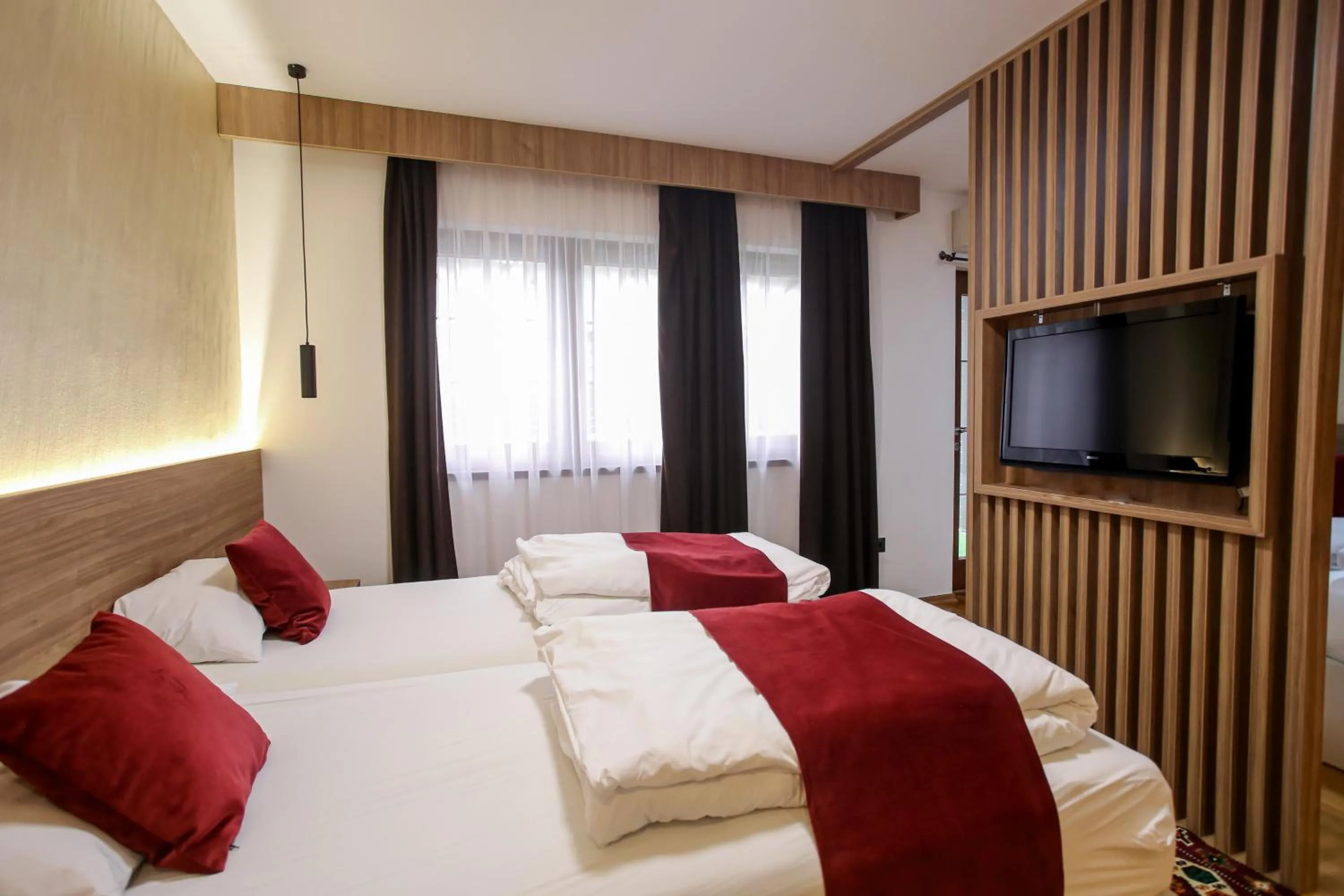 Bed in Hotel Emen