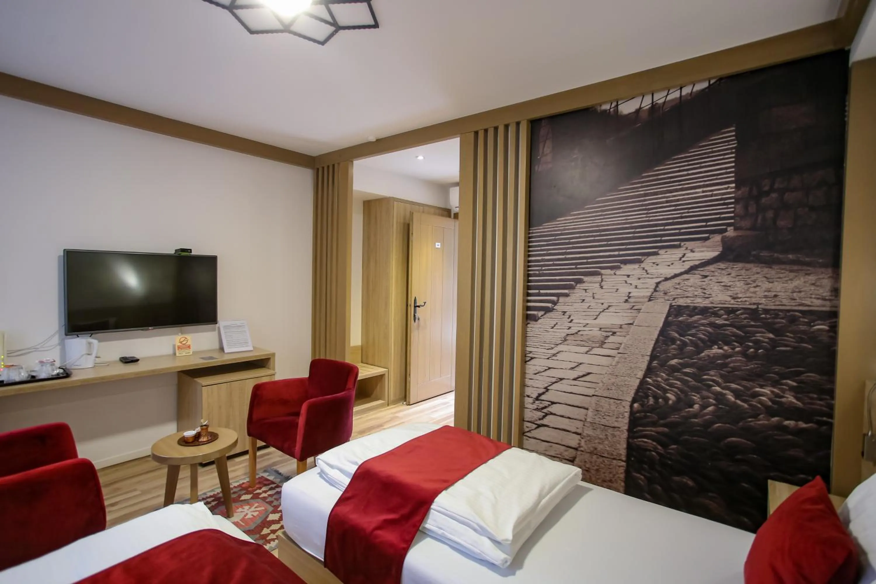 Bed in Hotel Emen