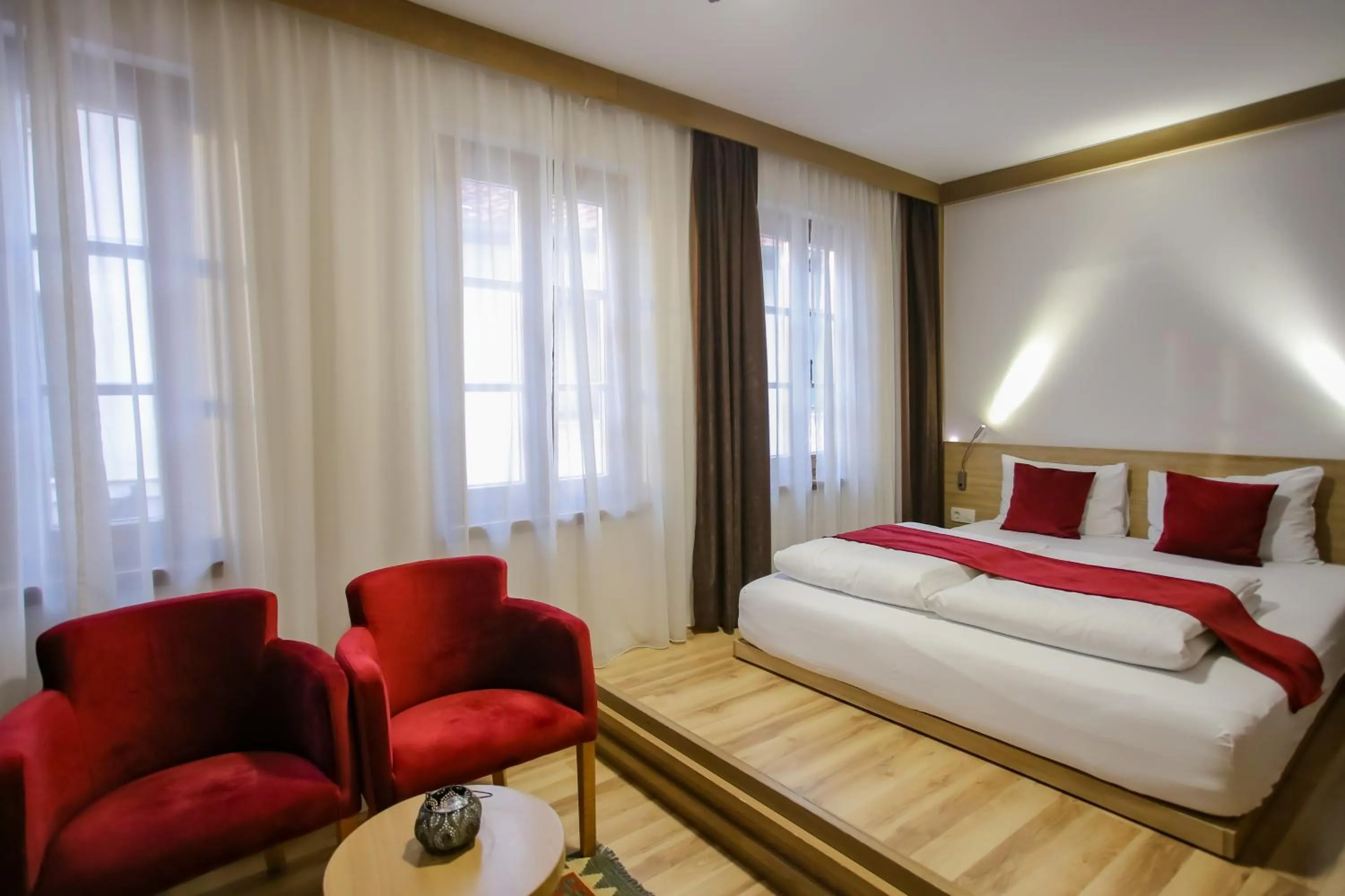 Bed in Hotel Emen