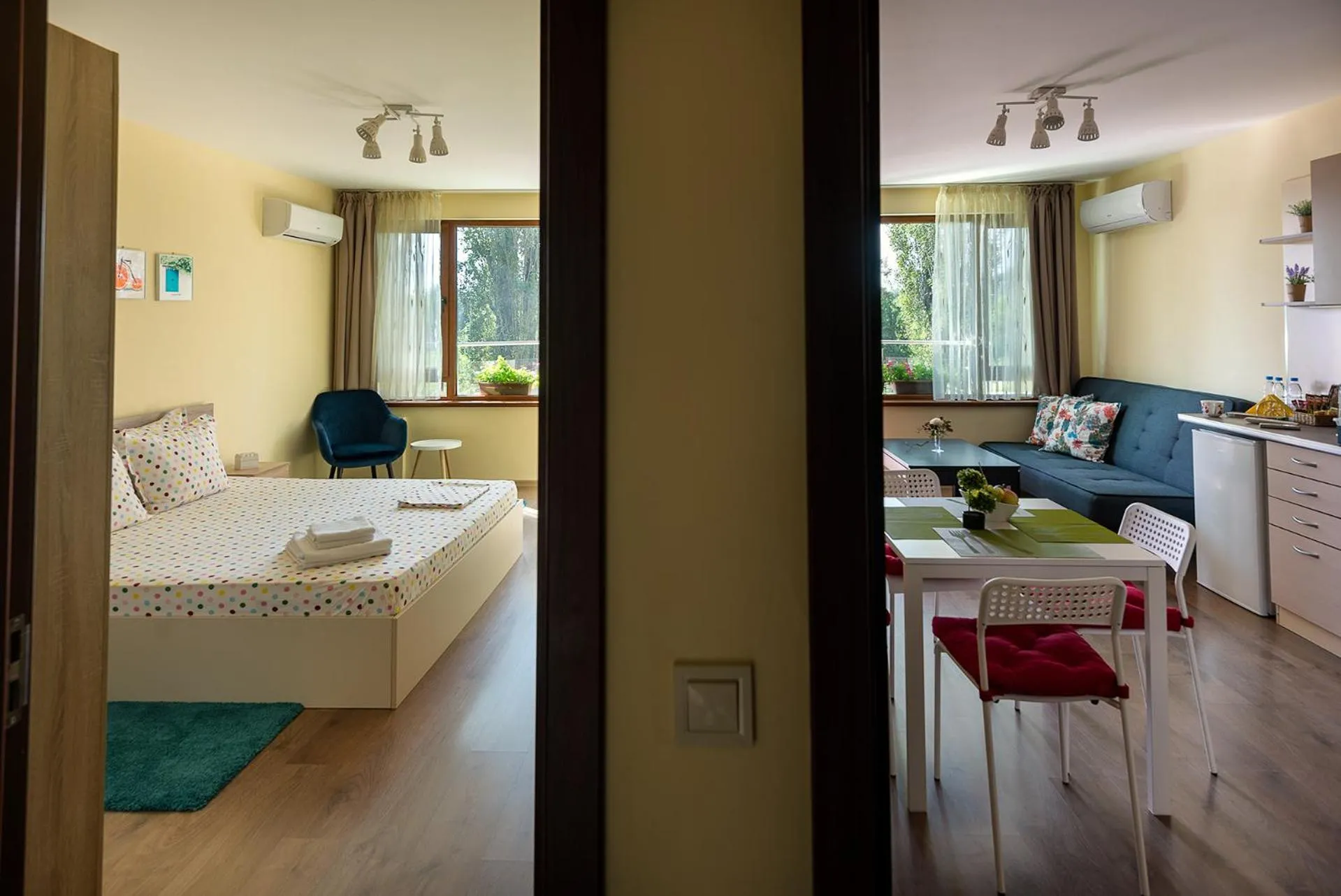 Bed in RIVERSIDE APARTMENTS PLOVDIV with free parking