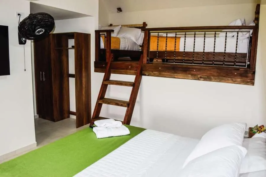 Bed in La Victoria Hotel Campestre