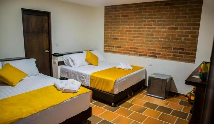 Bed in La Victoria Hotel Campestre