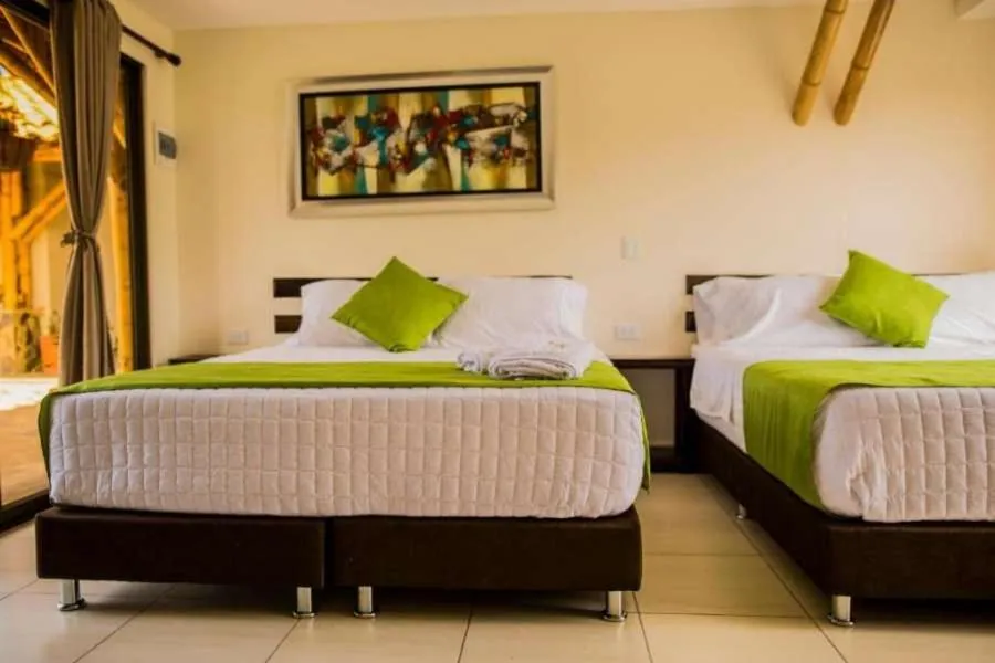 Bed in La Victoria Hotel Campestre