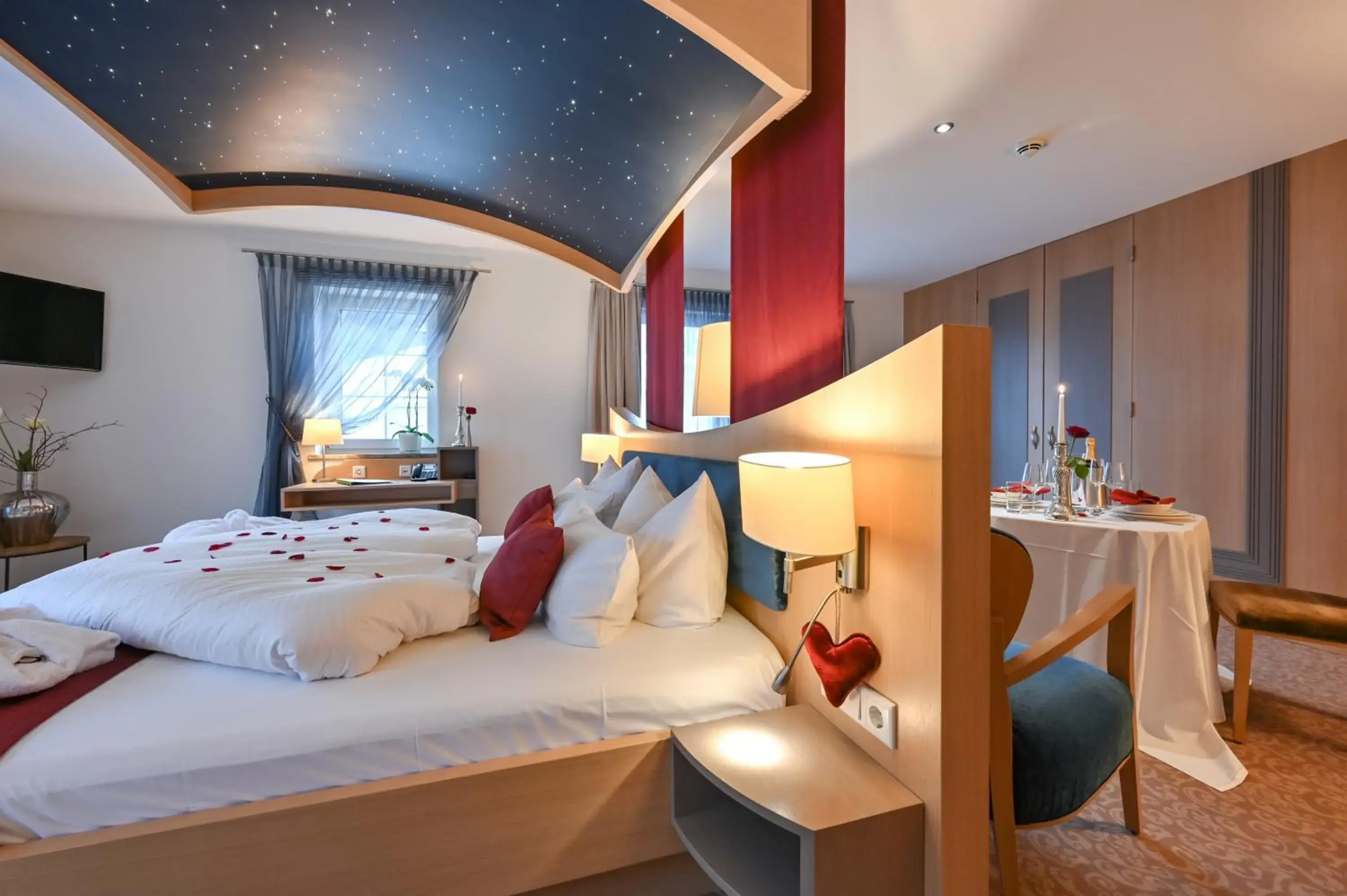 Bed in Hotel Villa Ludwig