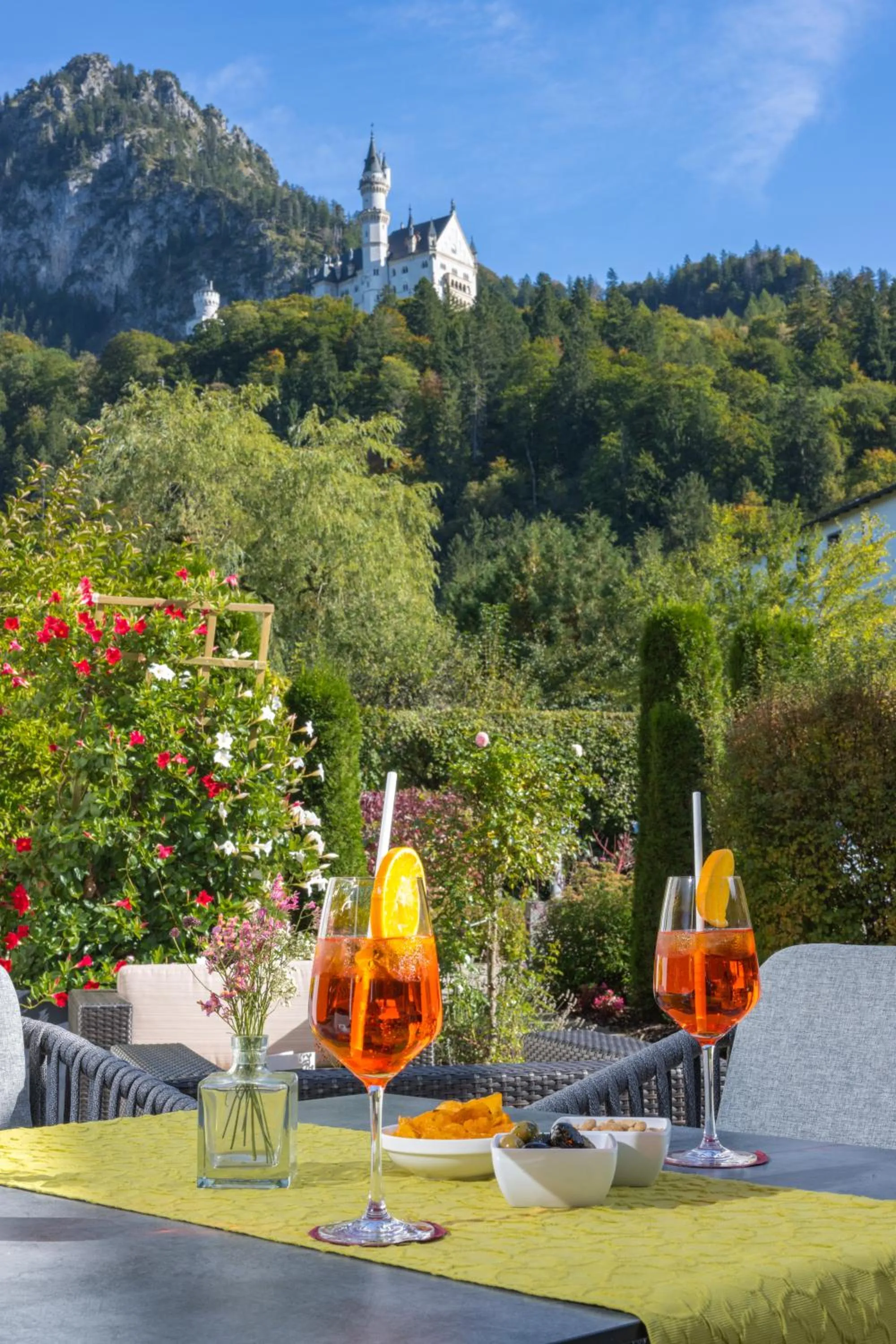 Garden in Villa Ludwig Suite Hotel