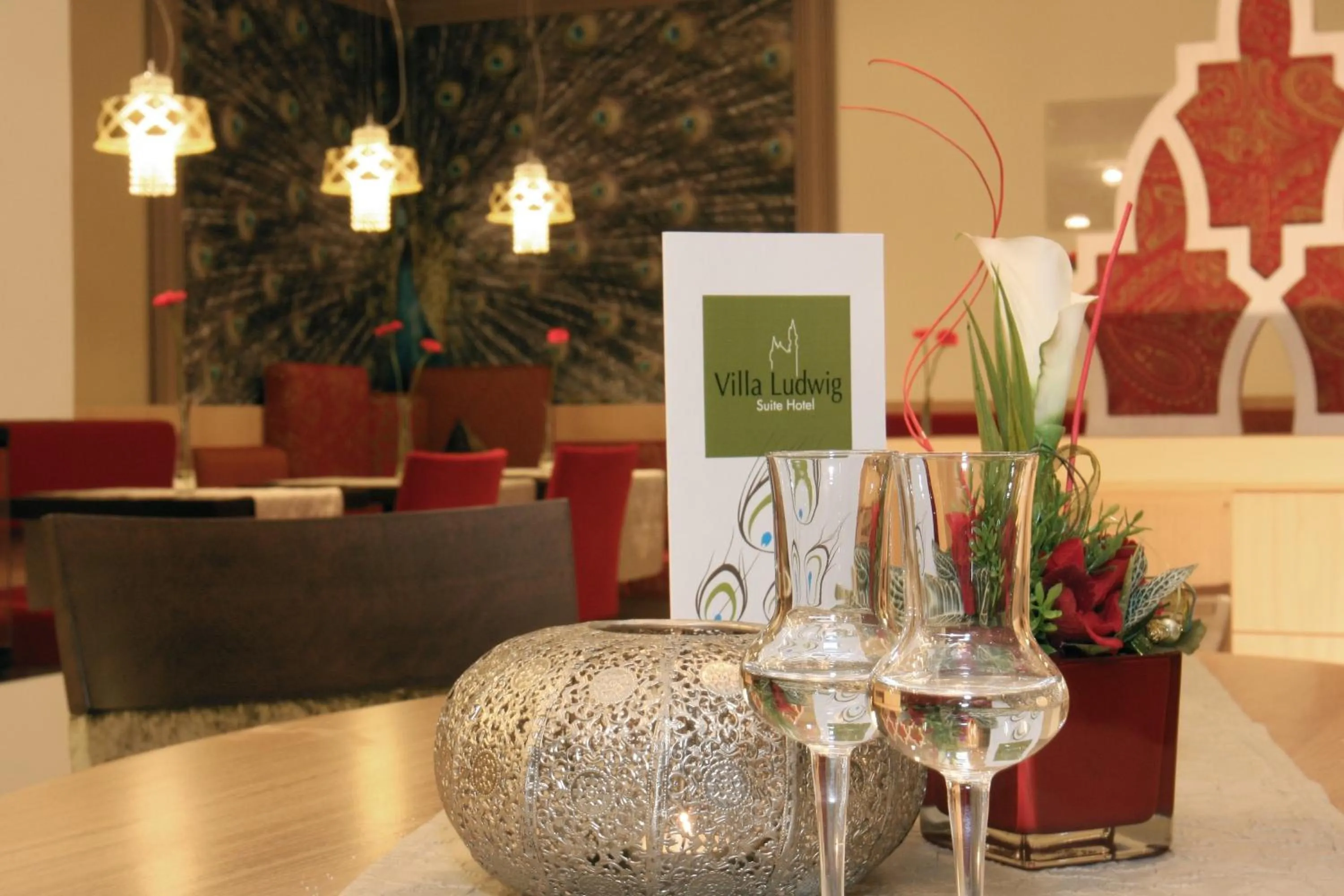 Restaurant/places to eat in Villa Ludwig Suite Hotel