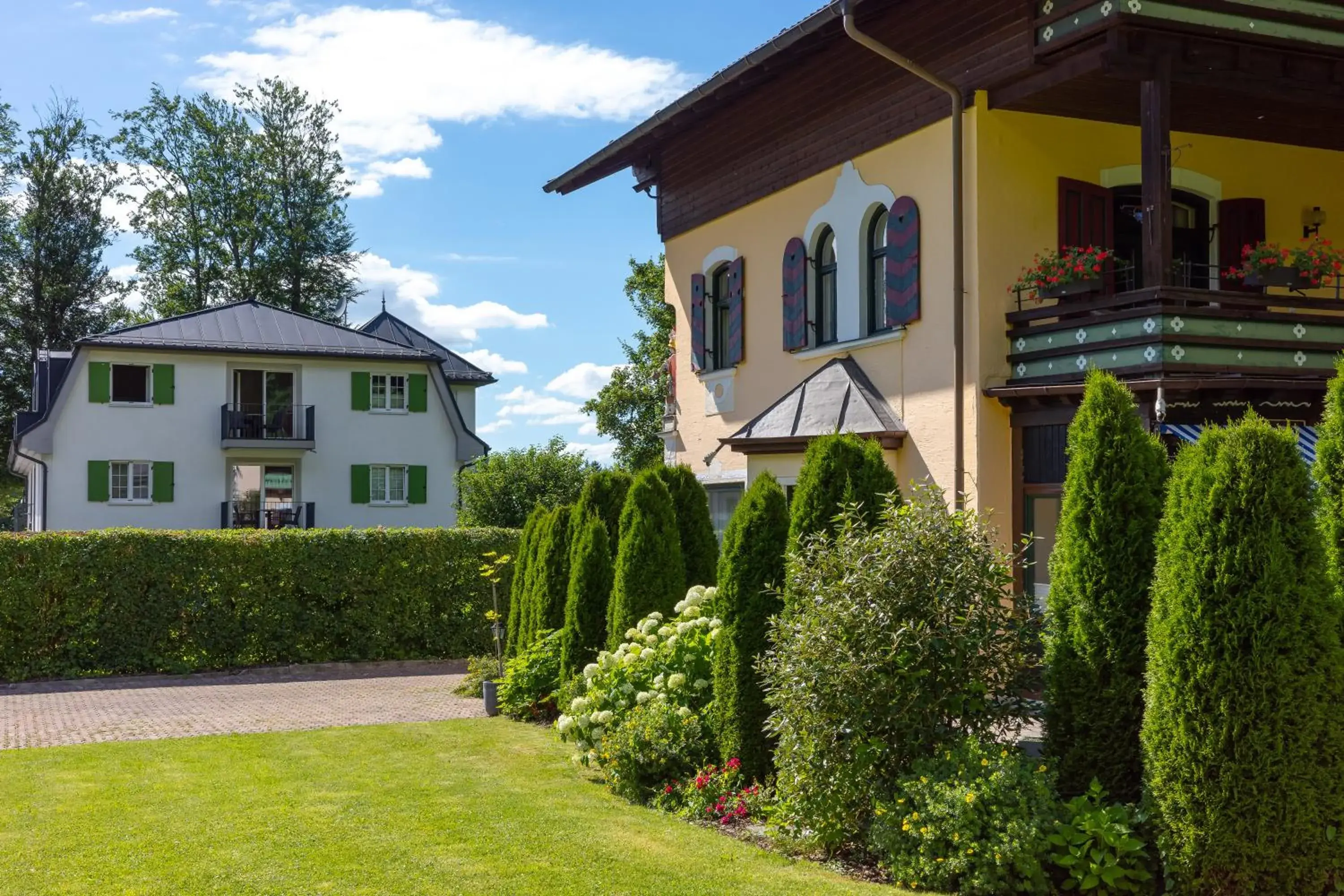 Property Building in Hotel Villa Ludwig