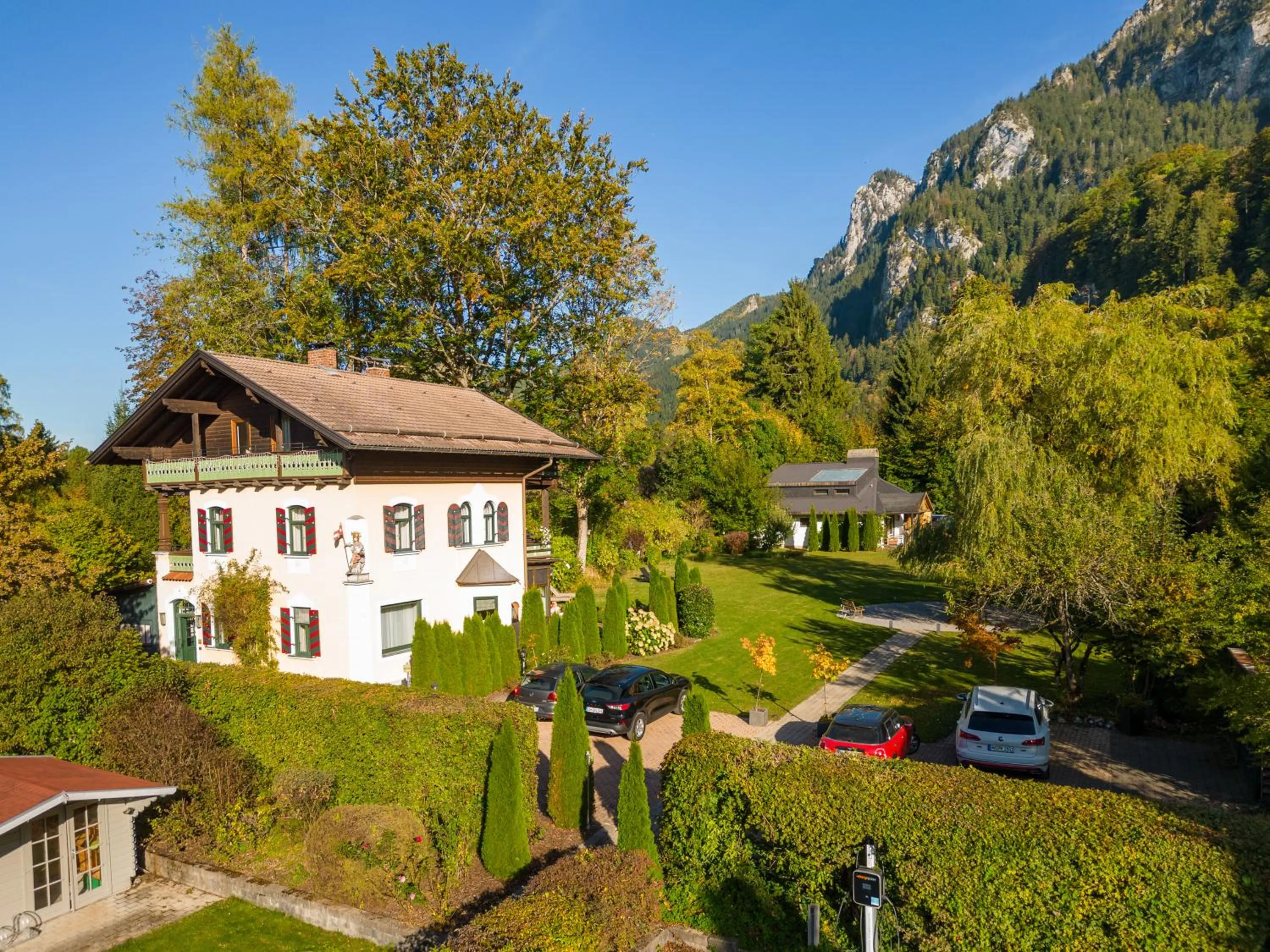 Garden view in Villa Ludwig Suite Hotel