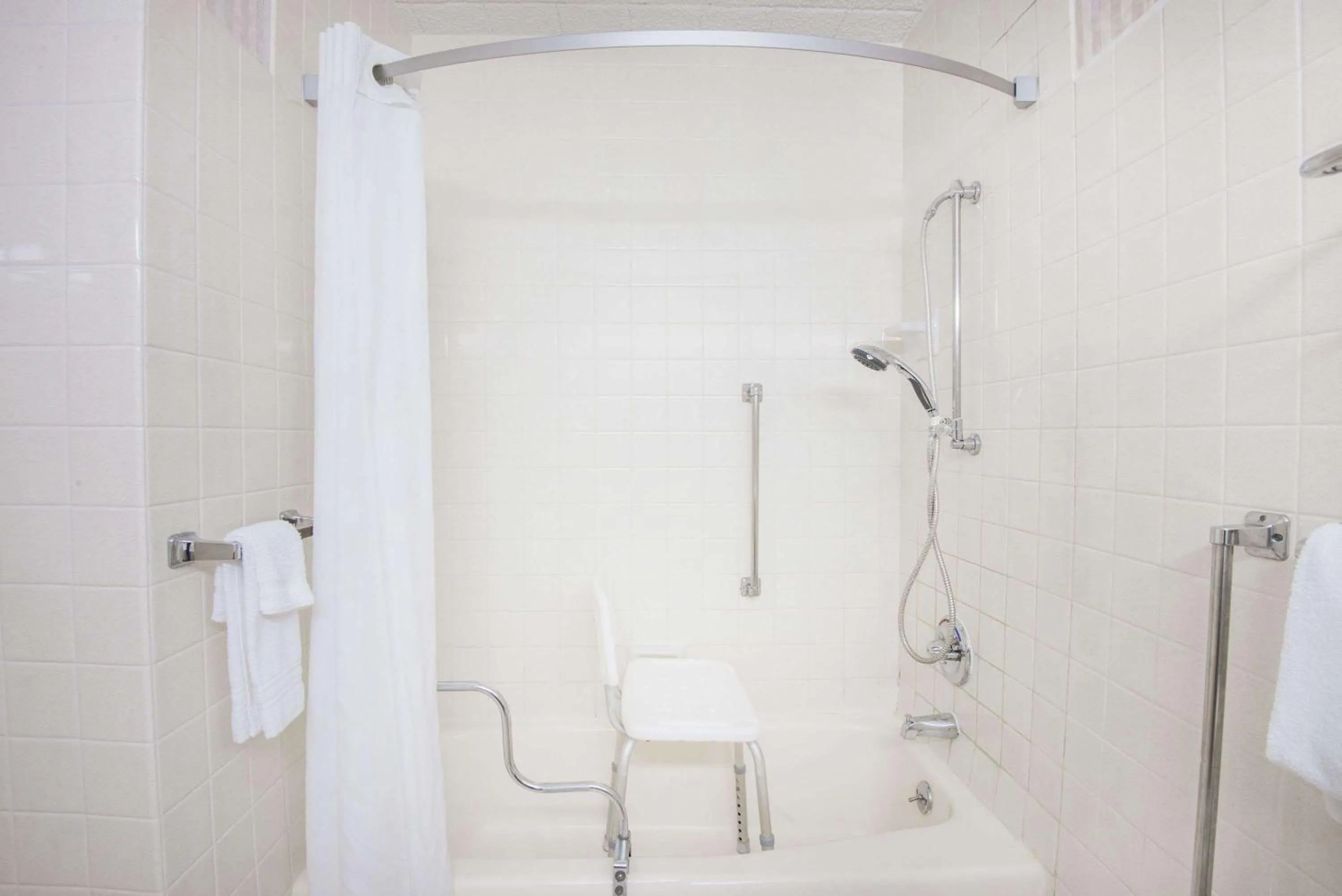 Bathroom in Super 8 by Wyndham Erie/I 90