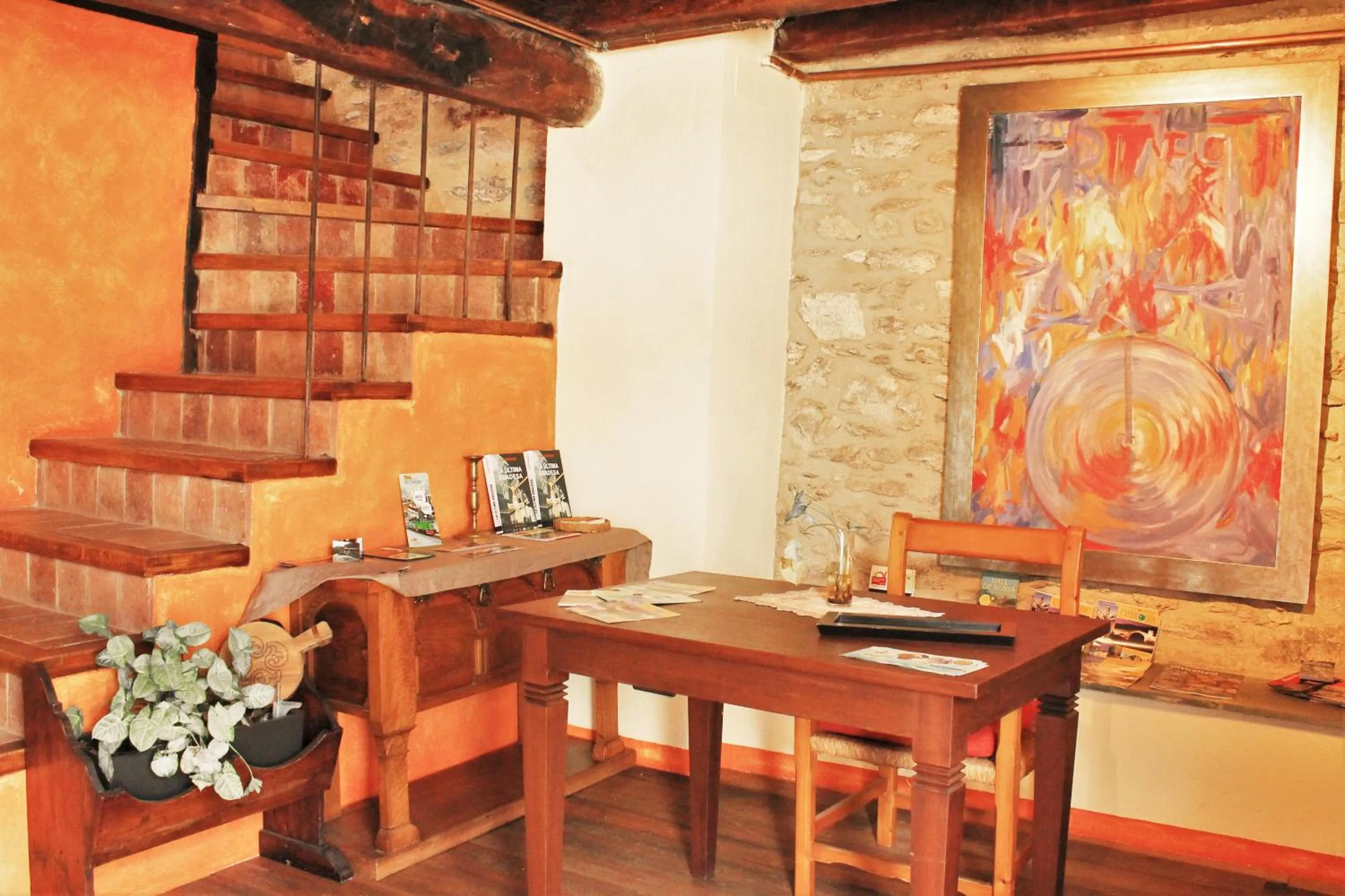 Lobby or reception in La Costa de Molló