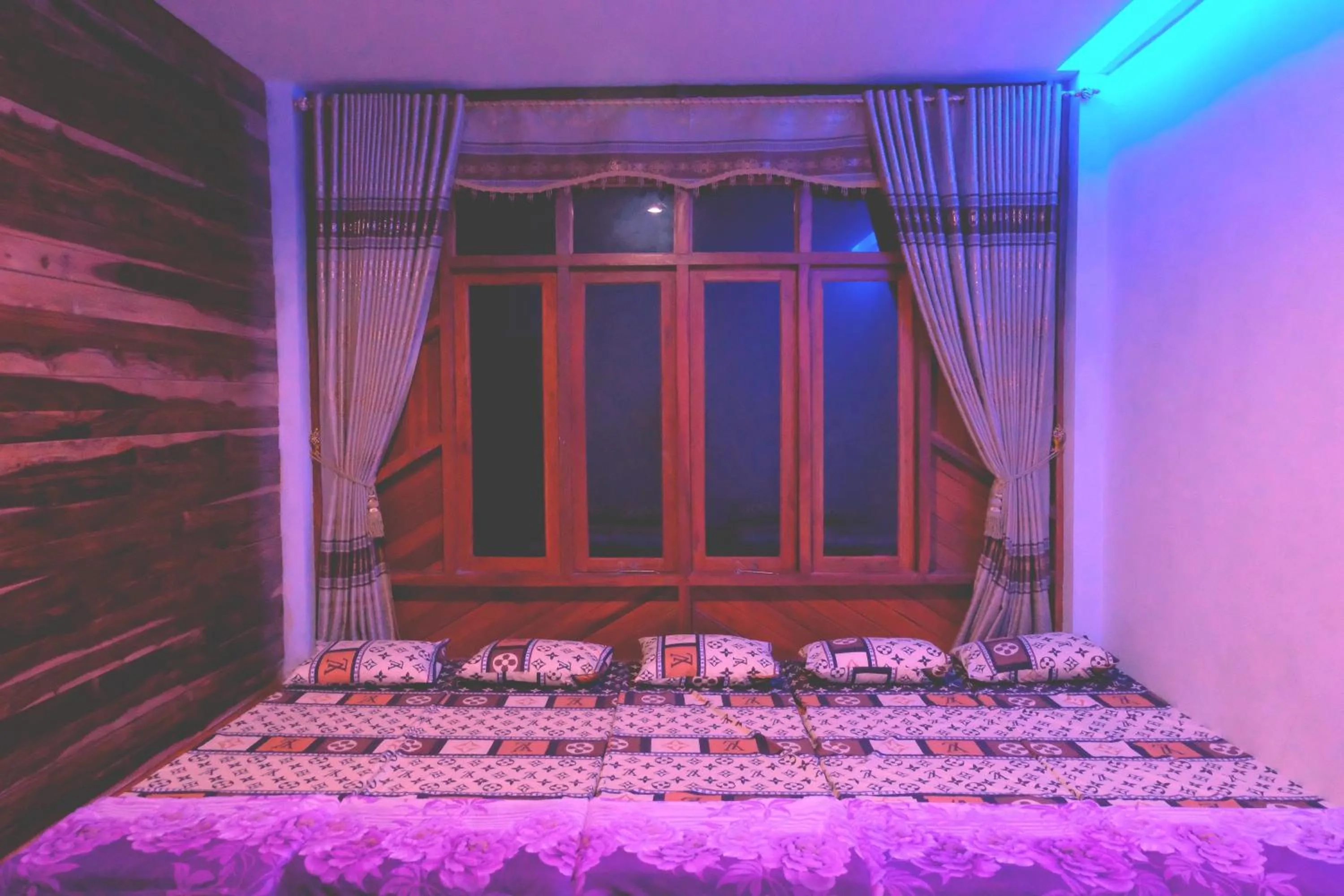 Bed in Villa Cempaka Pangalengan