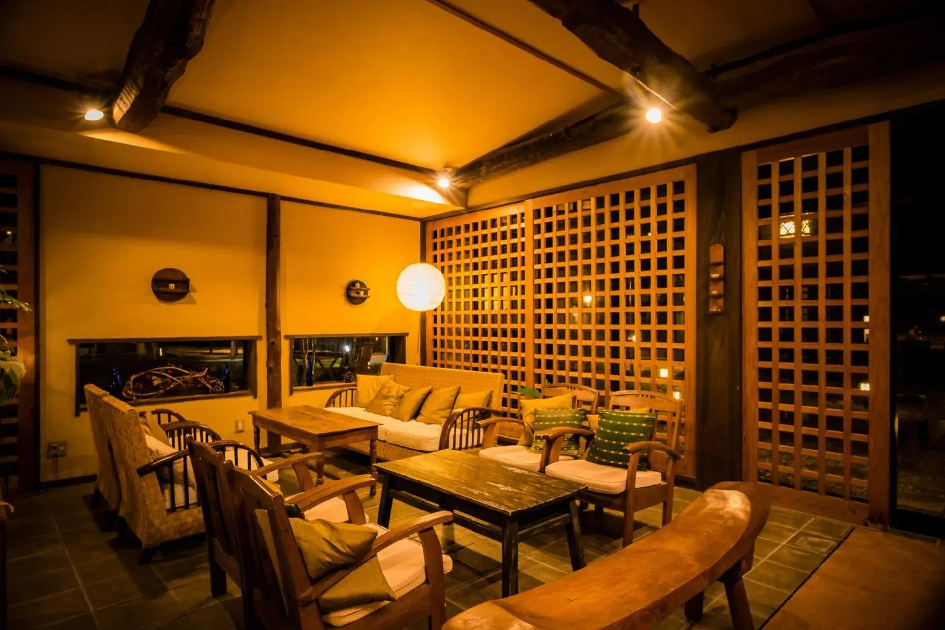 Lounge or bar in Shimantonoyado Lounge or bar in Shimantonoyado