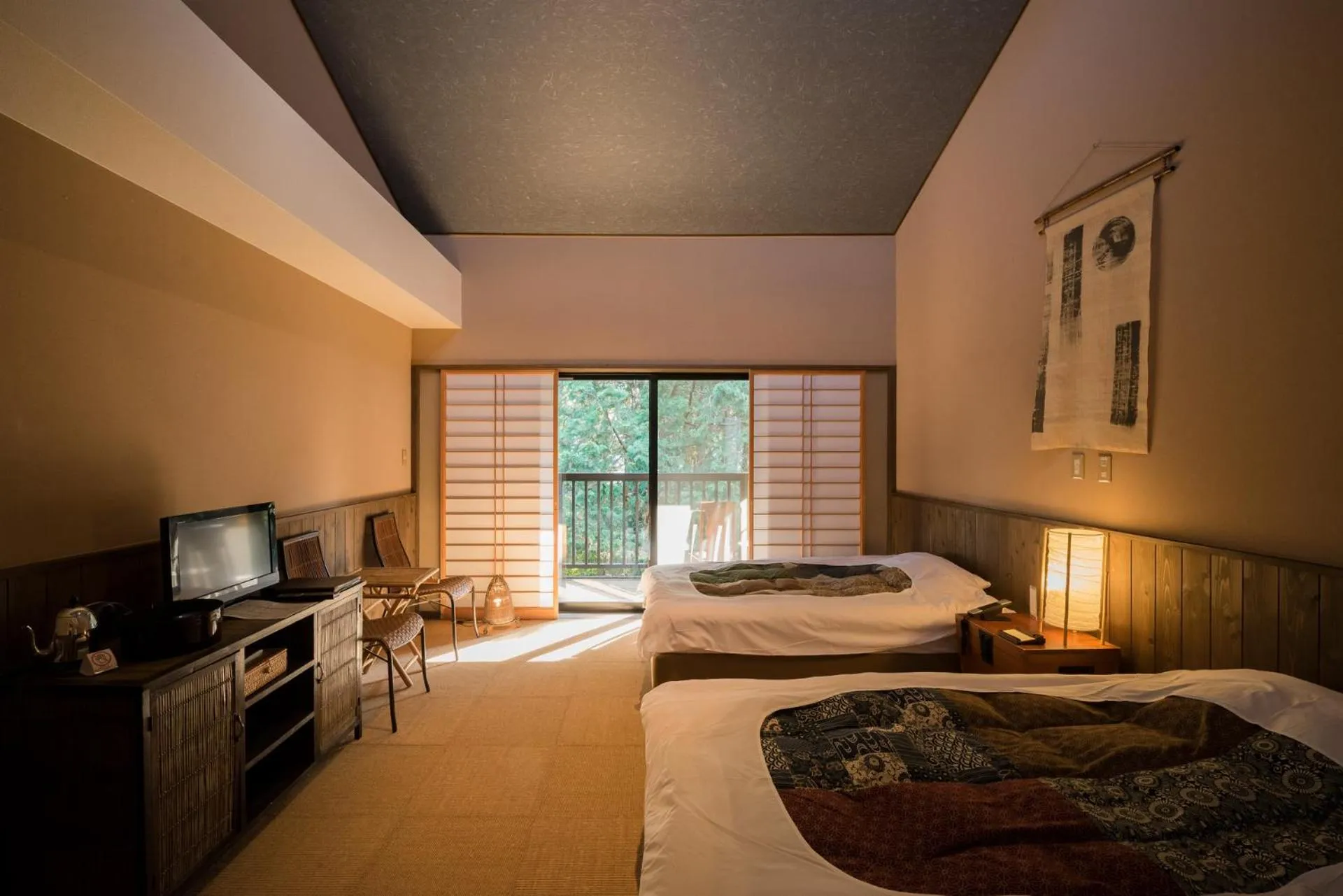 Photo of the whole room, Bed in Shimantonoyado