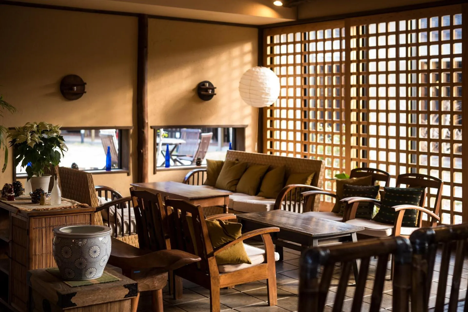 Lounge or bar in Shimantonoyado
