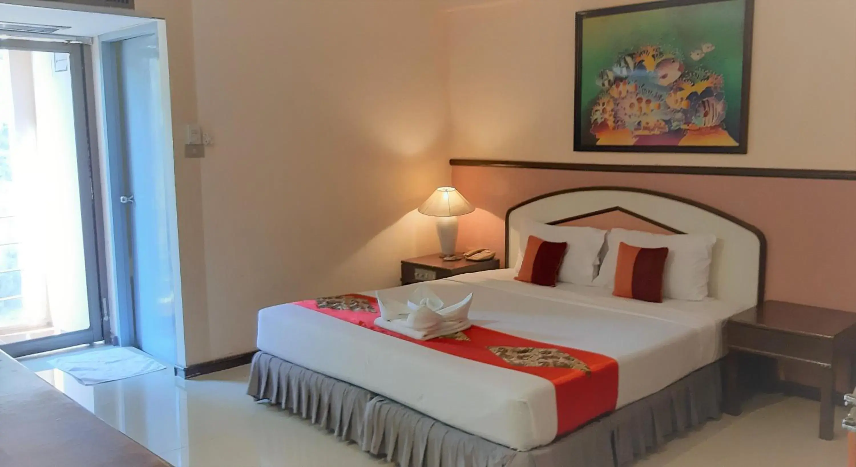 Bed in D2 lamoon resotel Bed in D2 lamoon resotel