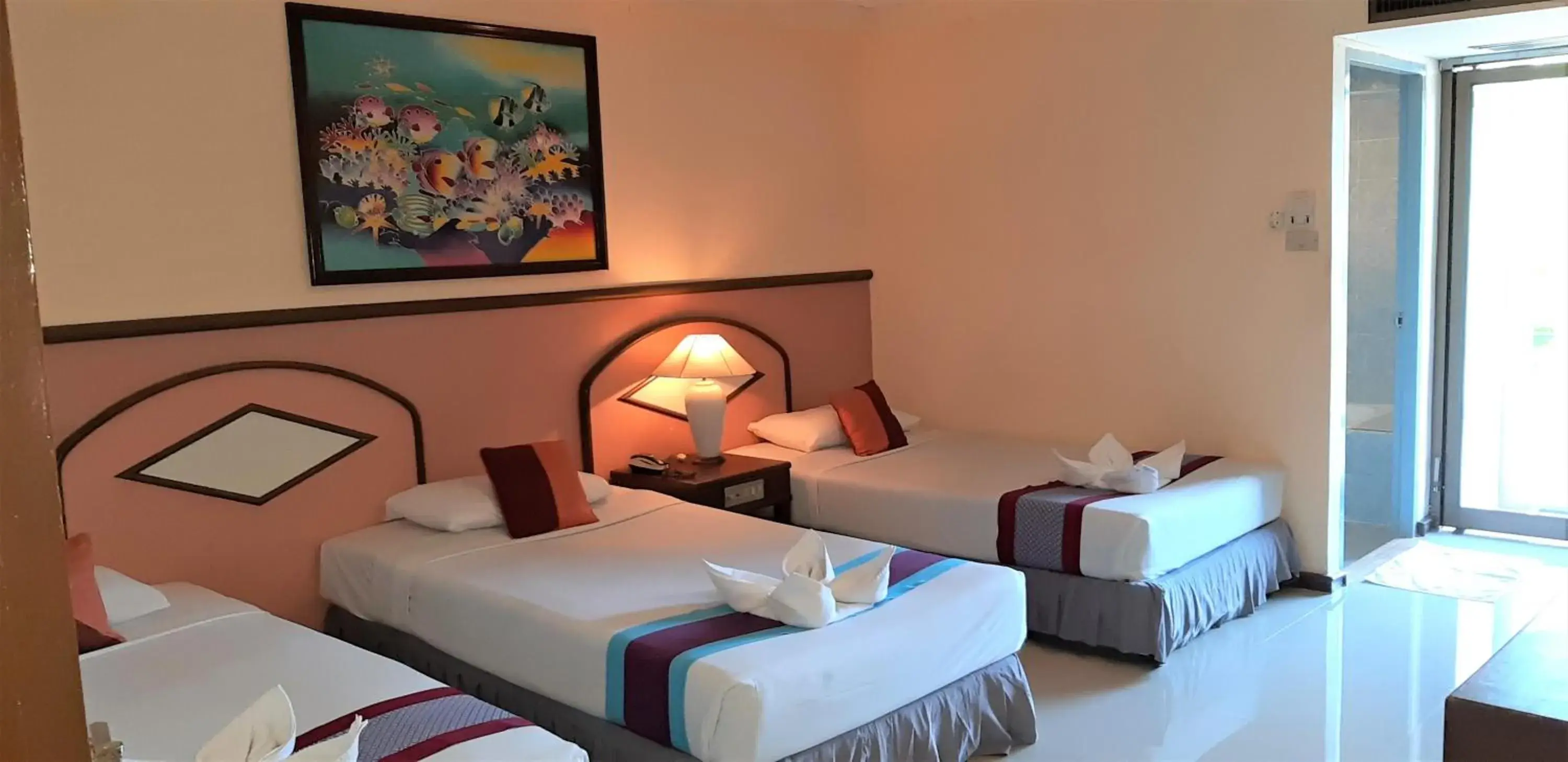 Bed in D2 lamoon resotel Bed in D2 lamoon resotel