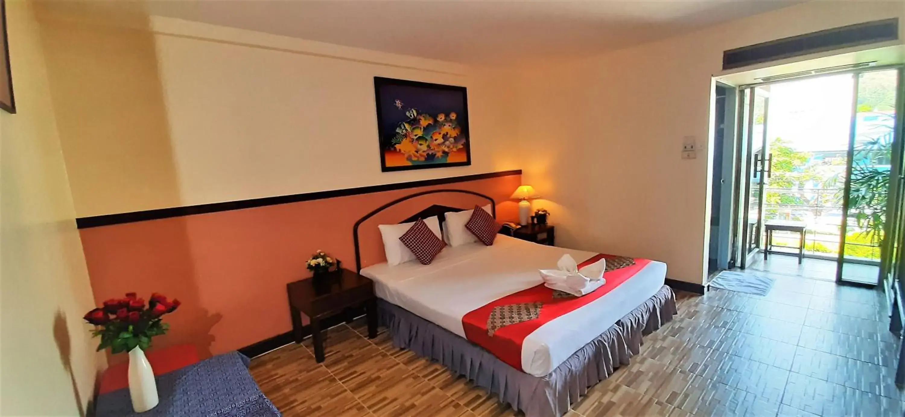 Bed in D2 lamoon resotel Bed in D2 lamoon resotel