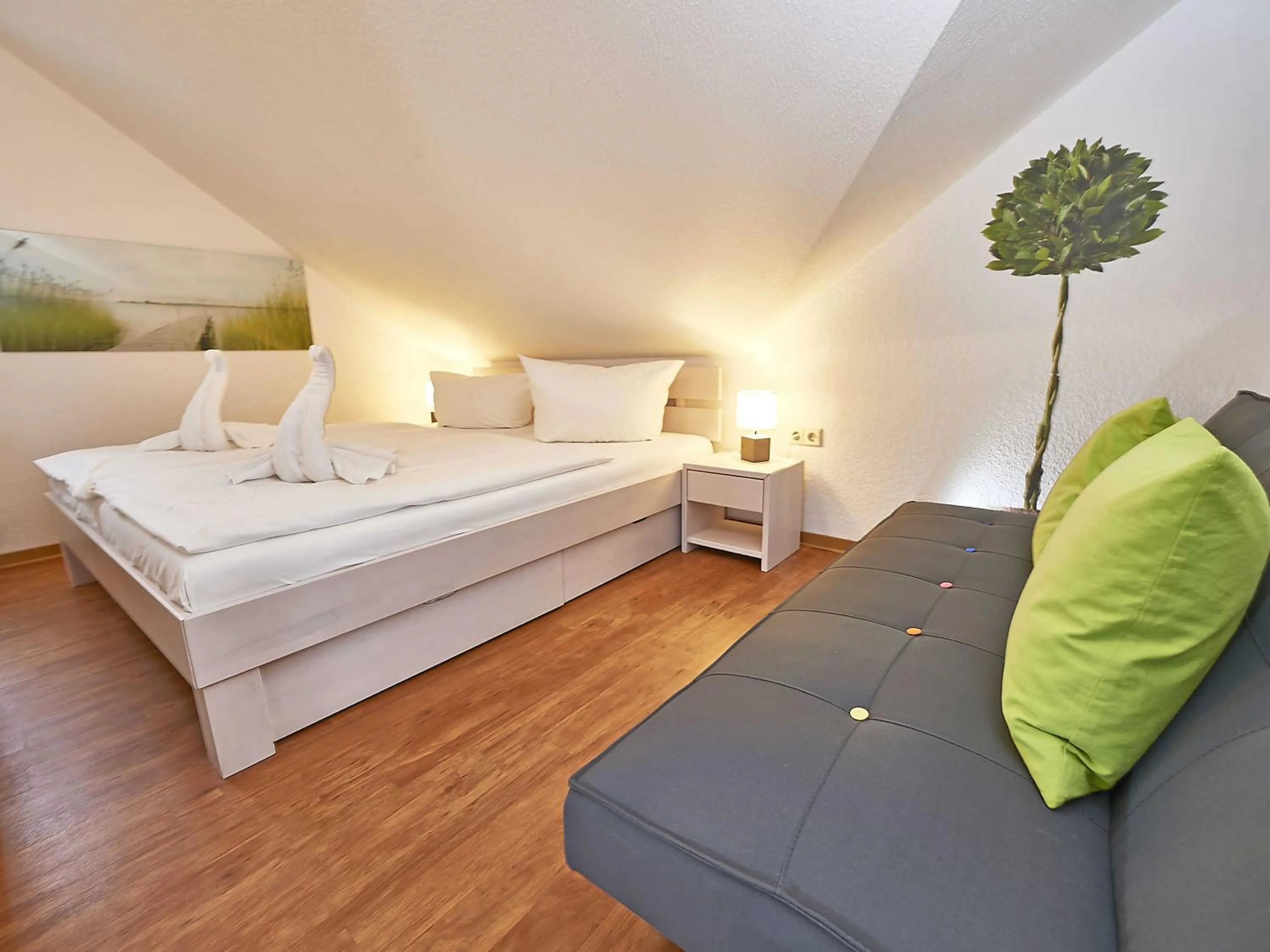 Bed in Wohnpark Stadt Hamburg in Binz - WG 57