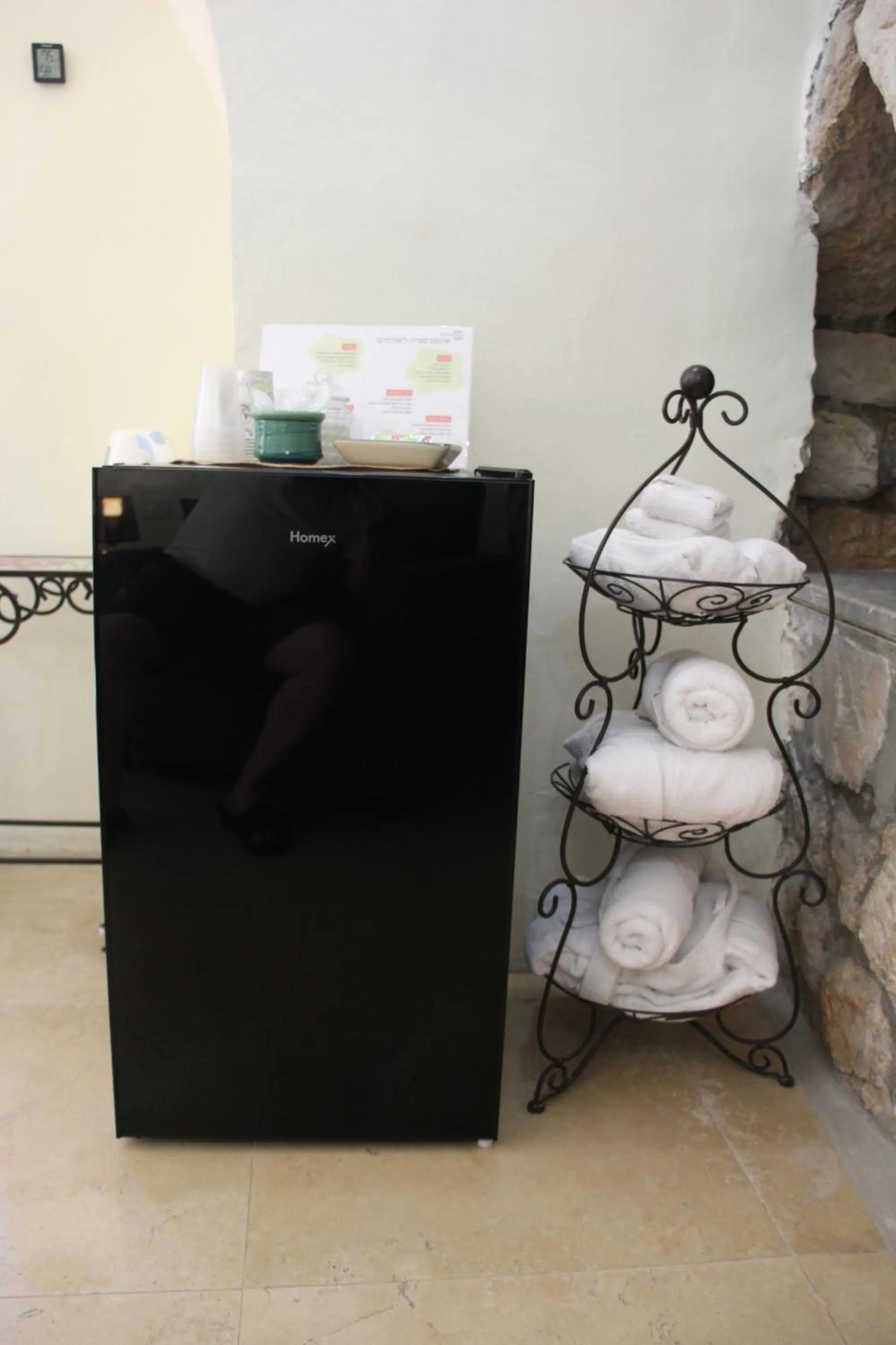 Decorative detail in Artists' Colony Inn Zefat