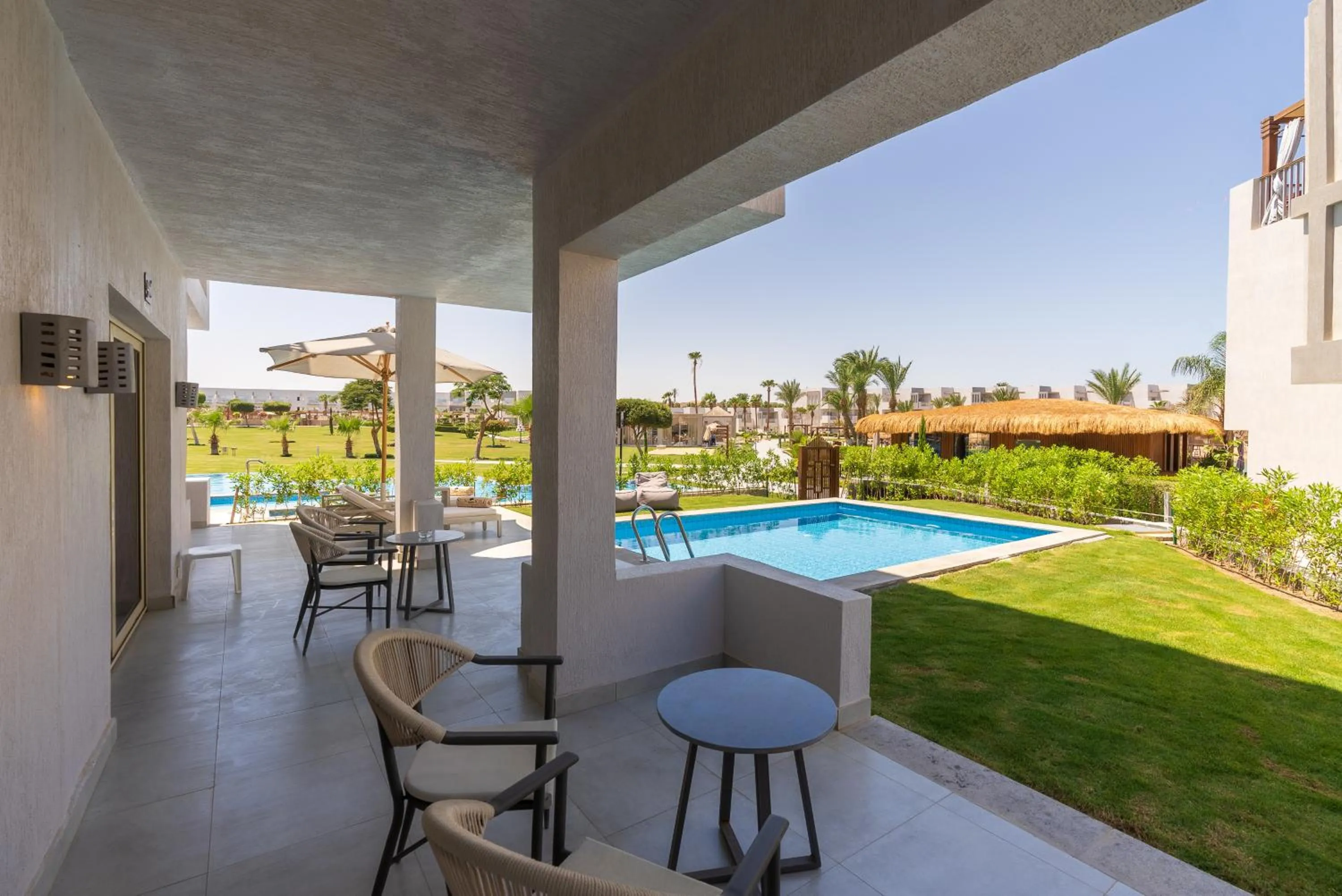 Patio in Sunrise Crystal Bay Resort -Grand Select