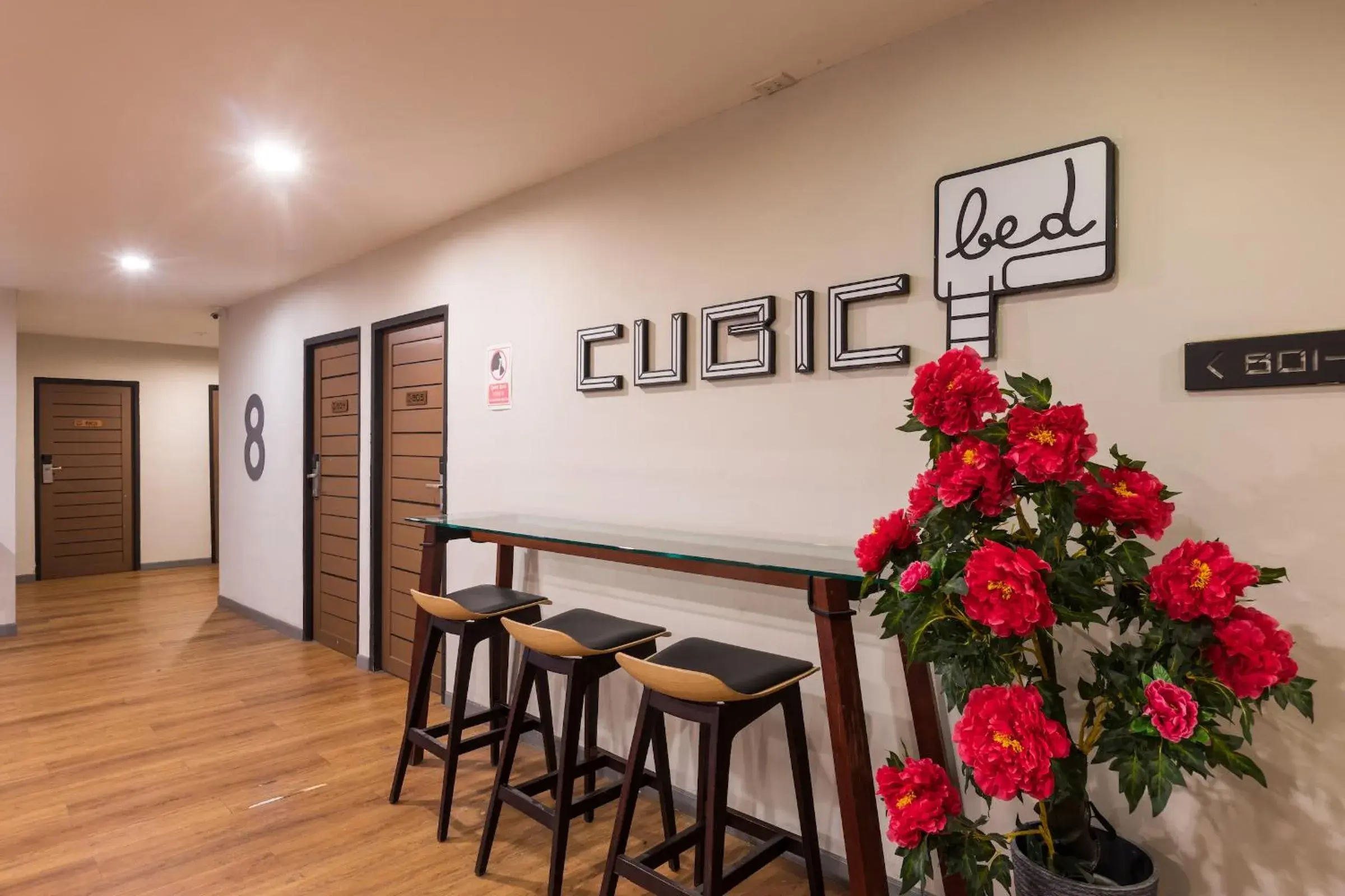 Communal lounge/ TV room in Cubic Bed Pratunam Communal lounge/ TV room in Cubic Bed Pratunam