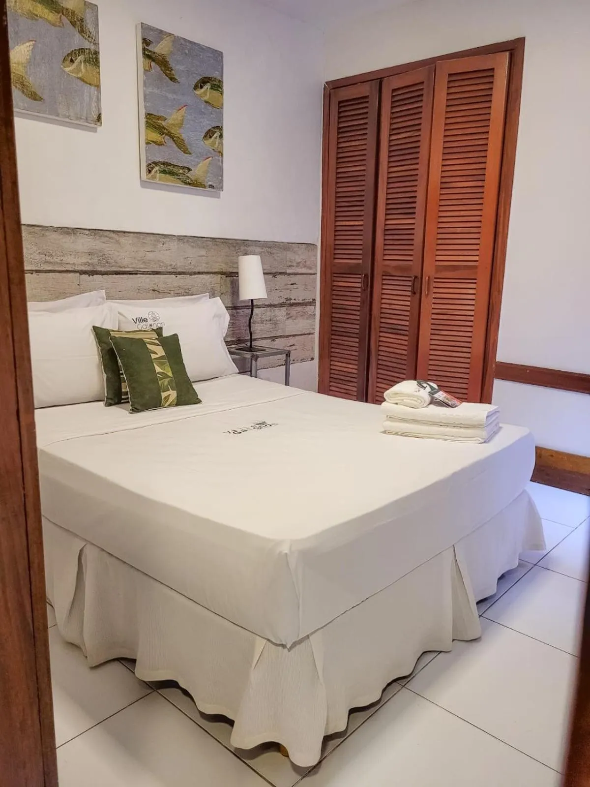 Bed in Pousada Villegaignon