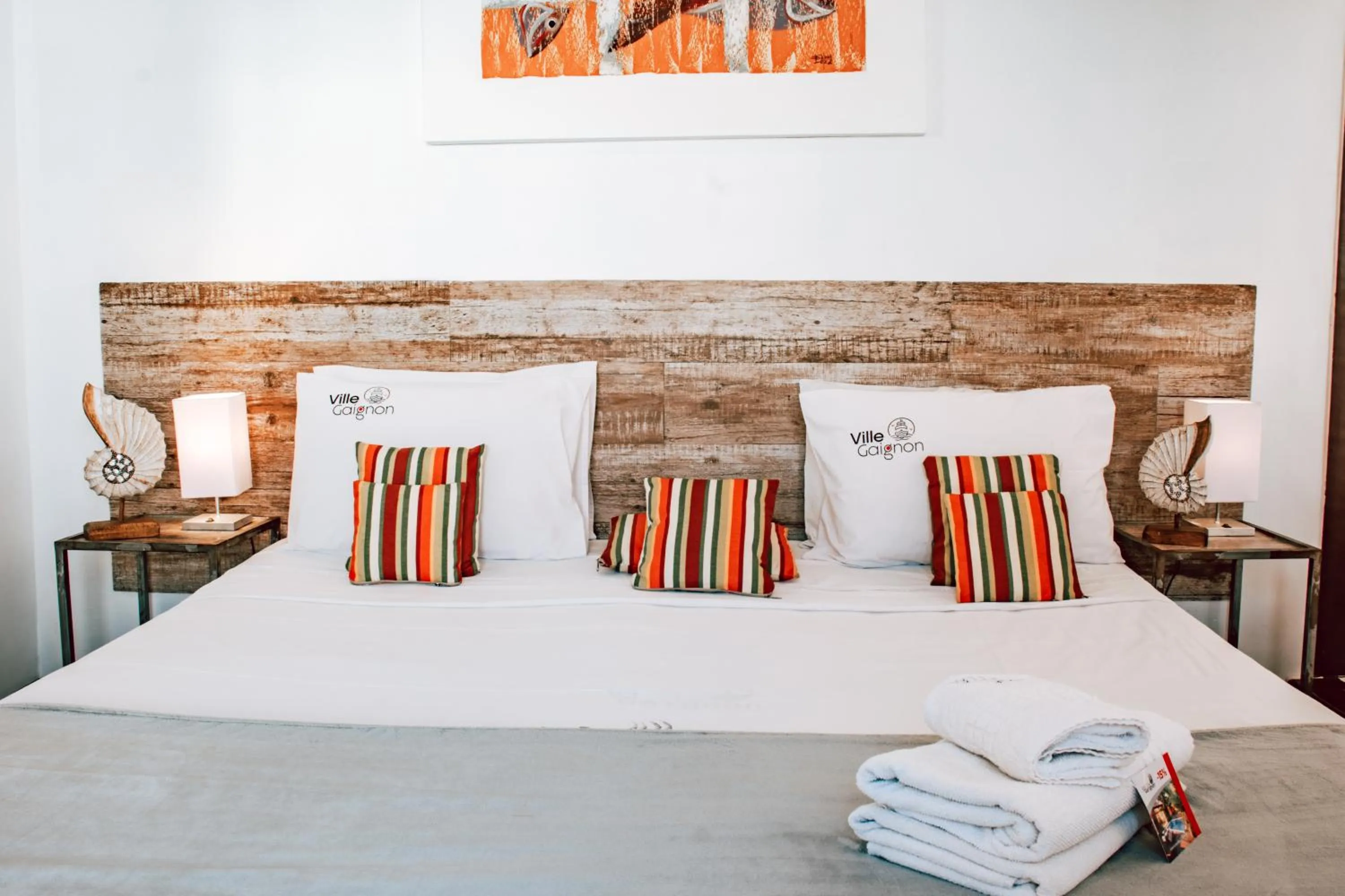 Bed in Pousada Villegaignon