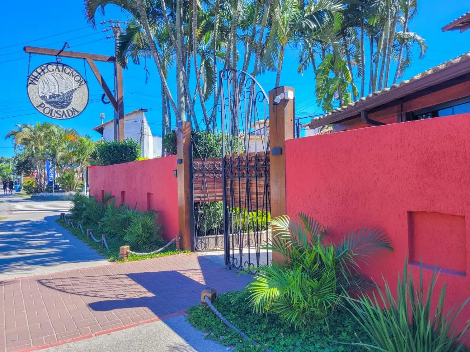 Facade/entrance in Pousada Villegaignon