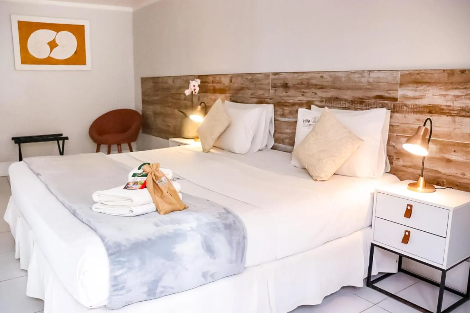 Bed in Pousada Villegaignon