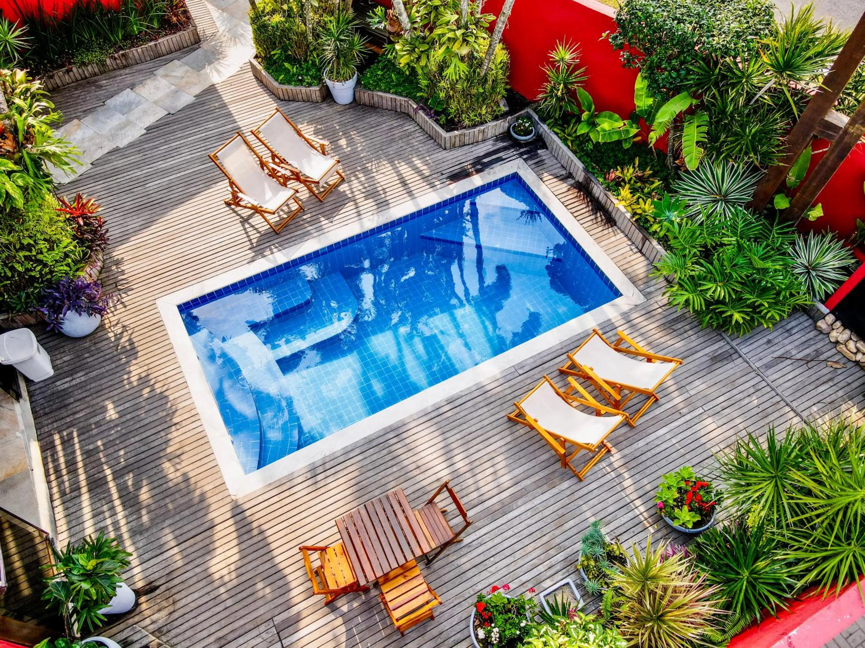 Swimming pool in Pousada Villegaignon