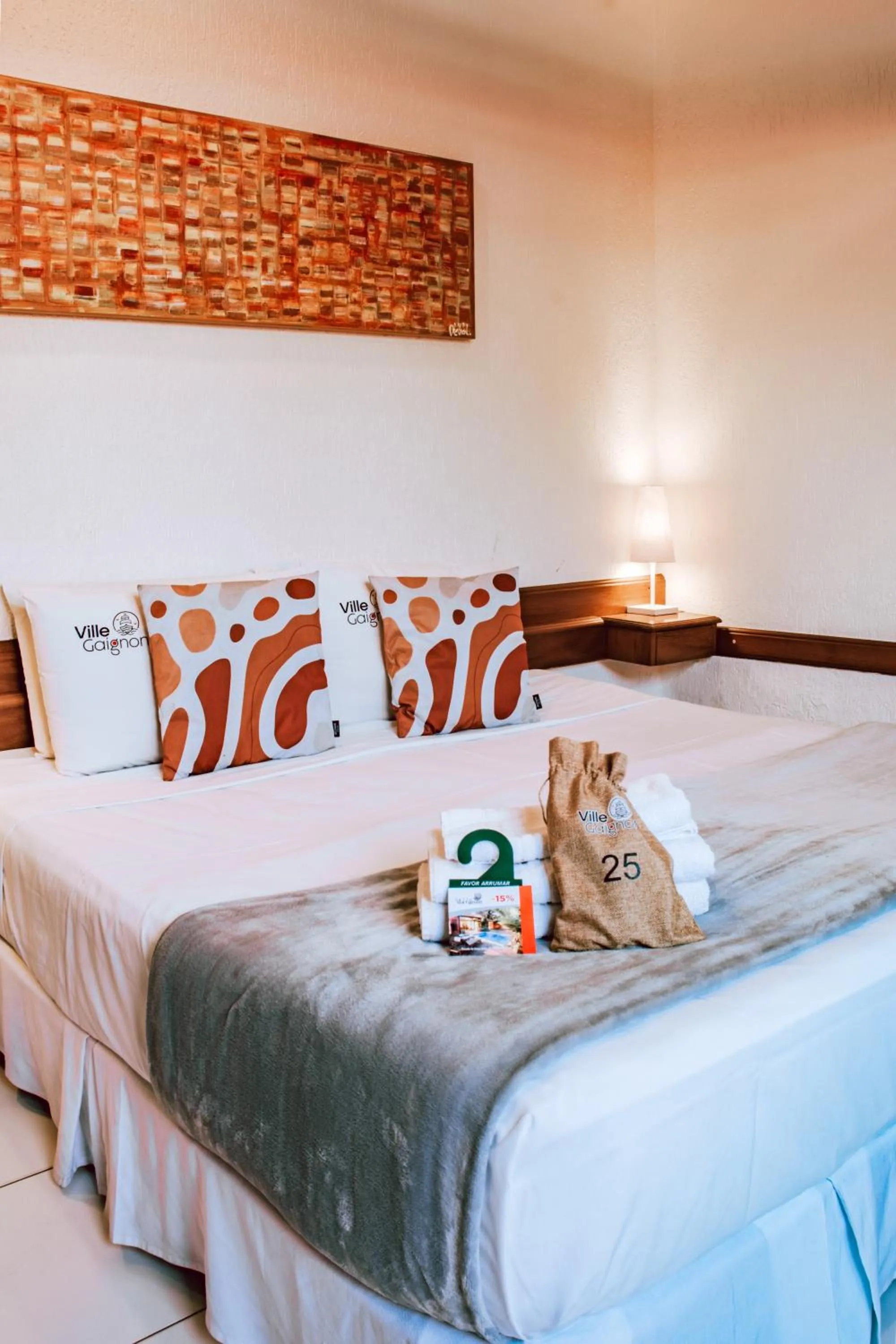 Bed in Pousada Villegaignon