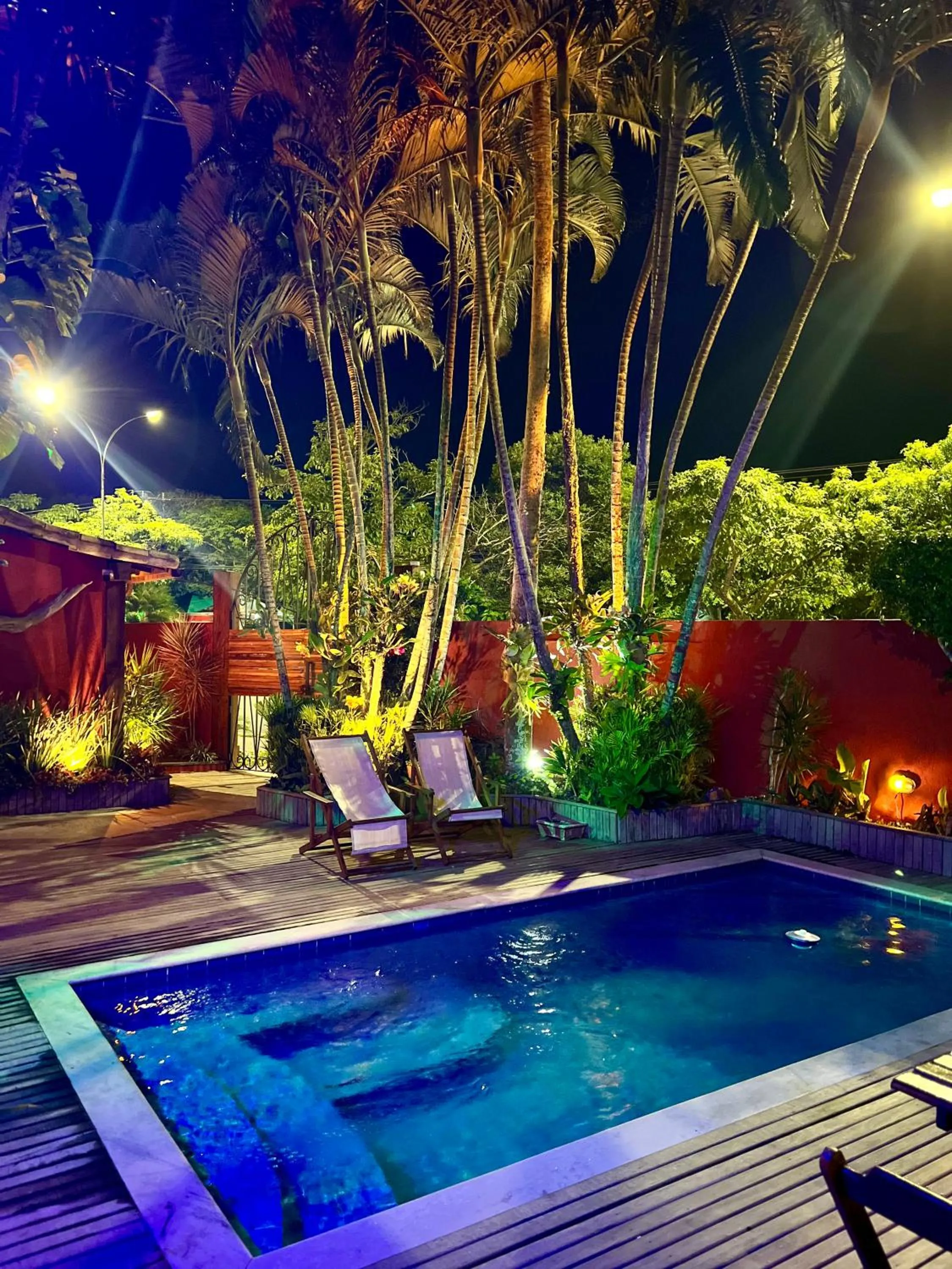 Swimming pool in Pousada Villegaignon