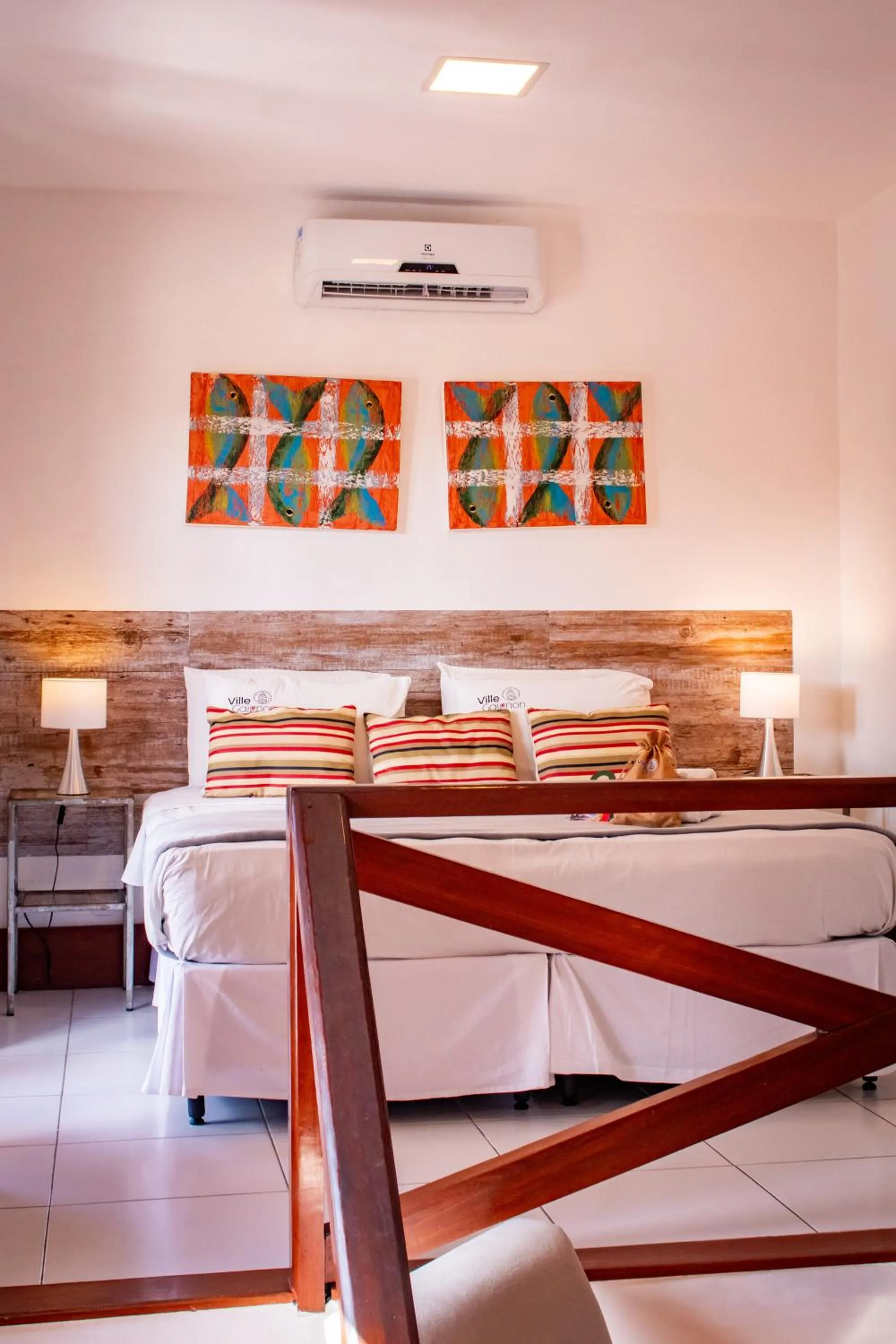 Bed in Pousada Villegaignon