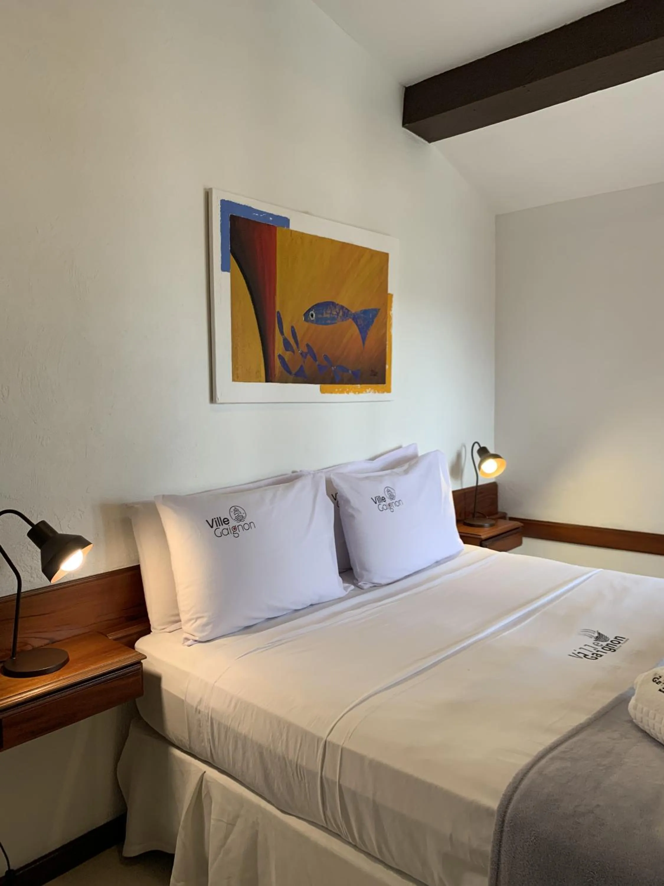 Bed in Pousada Villegaignon