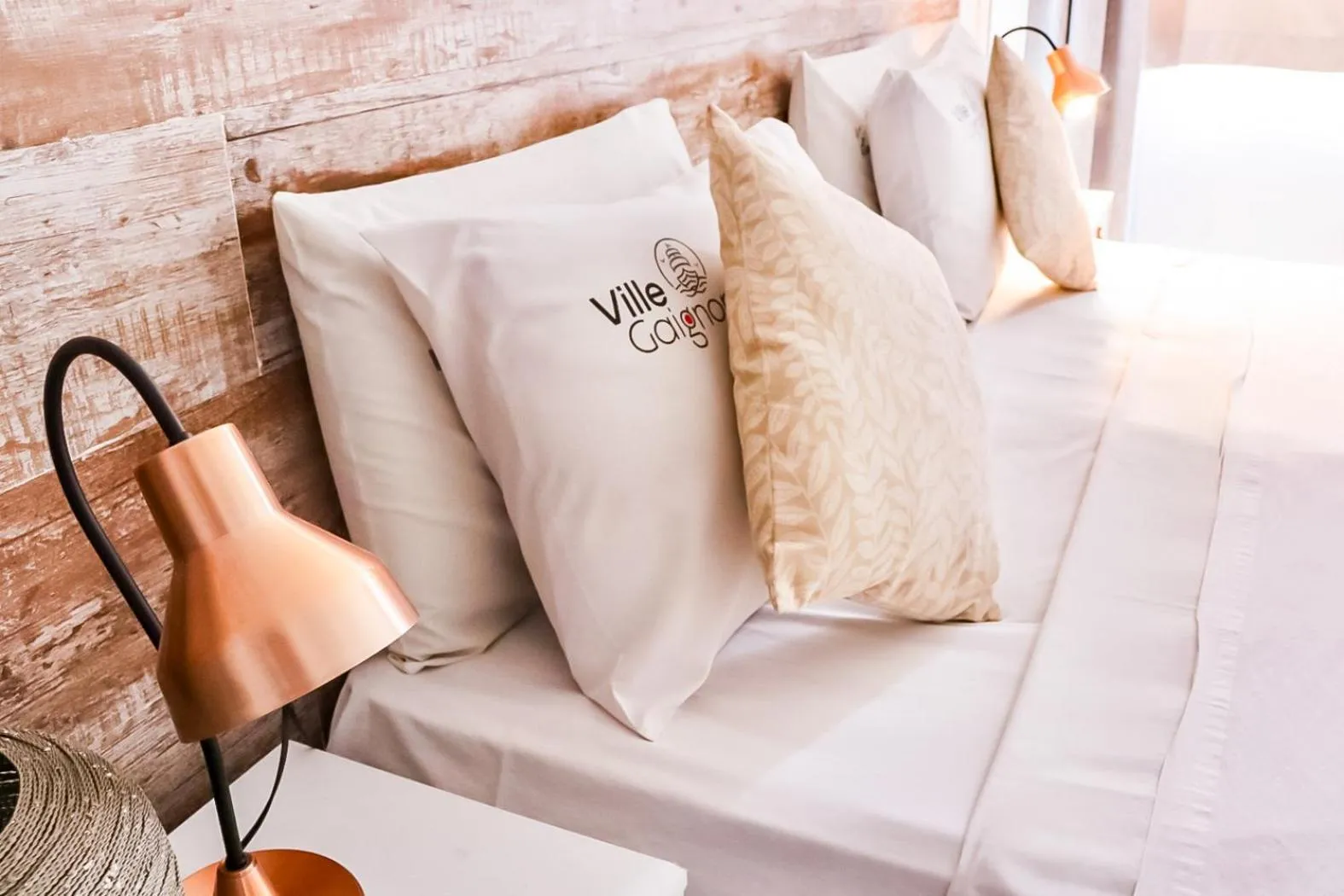 Bed in Pousada Villegaignon