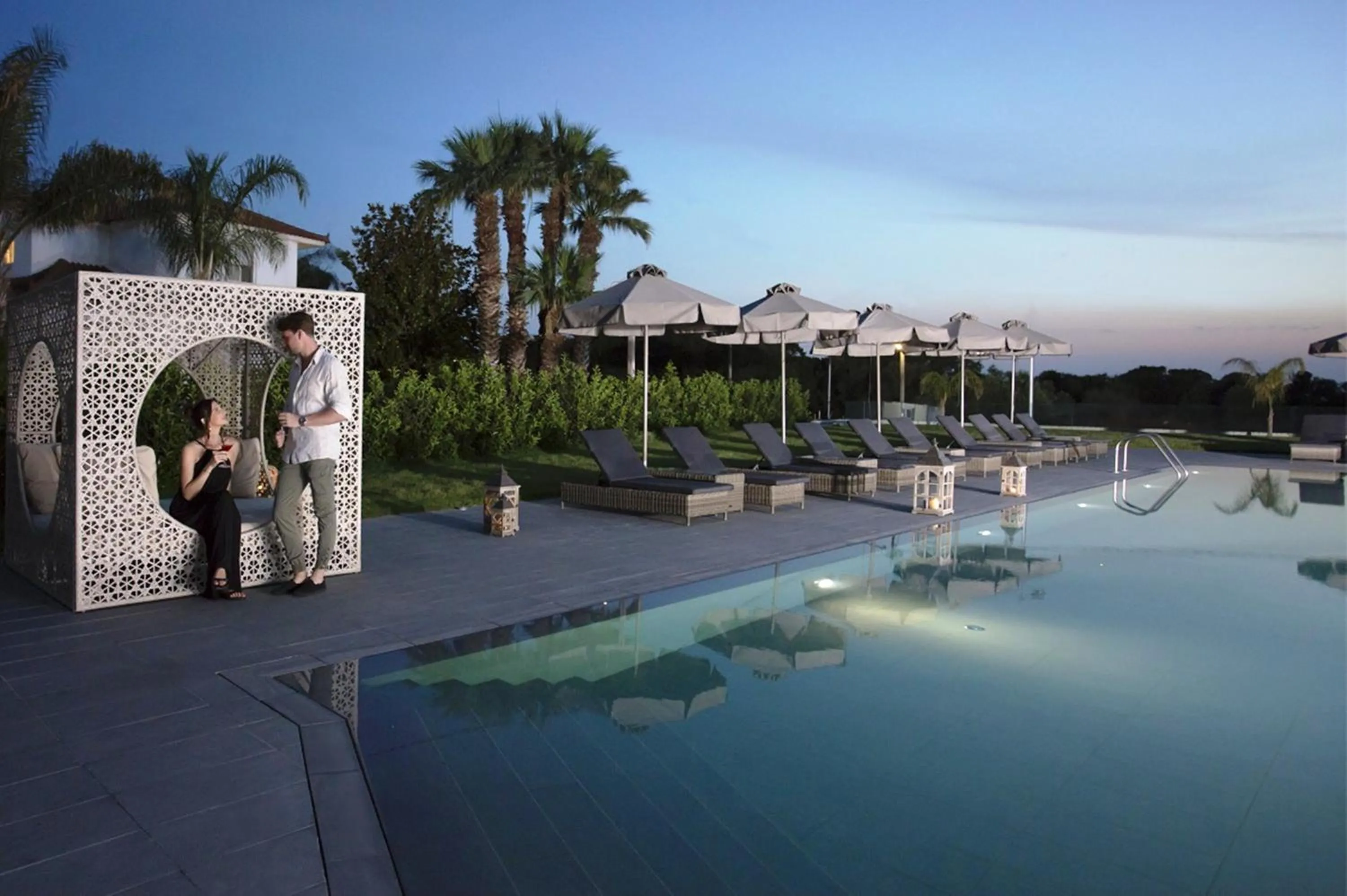 Swimming pool in Lagouvardos Village Hotel