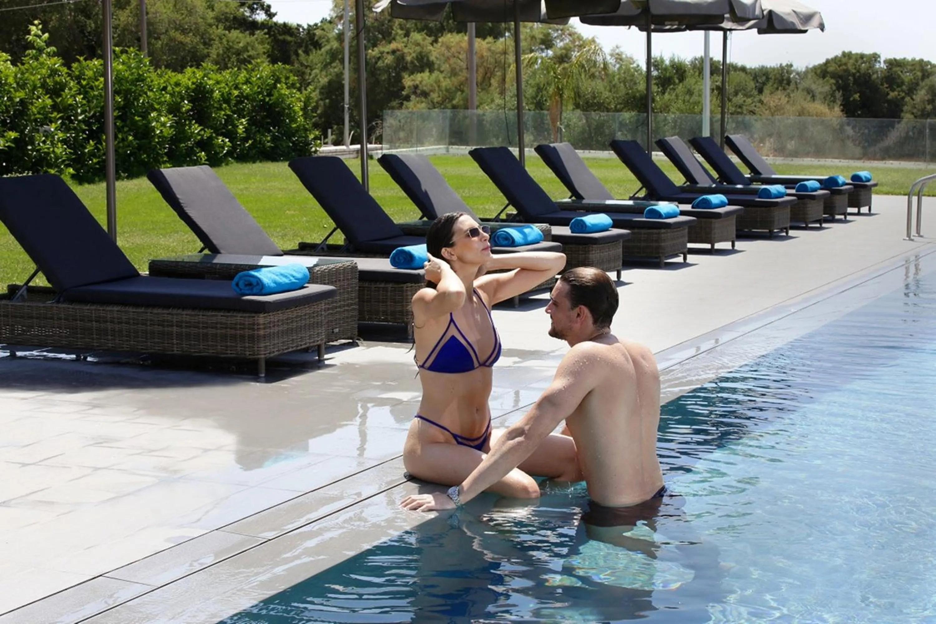 People in Lagouvardos Village Hotel