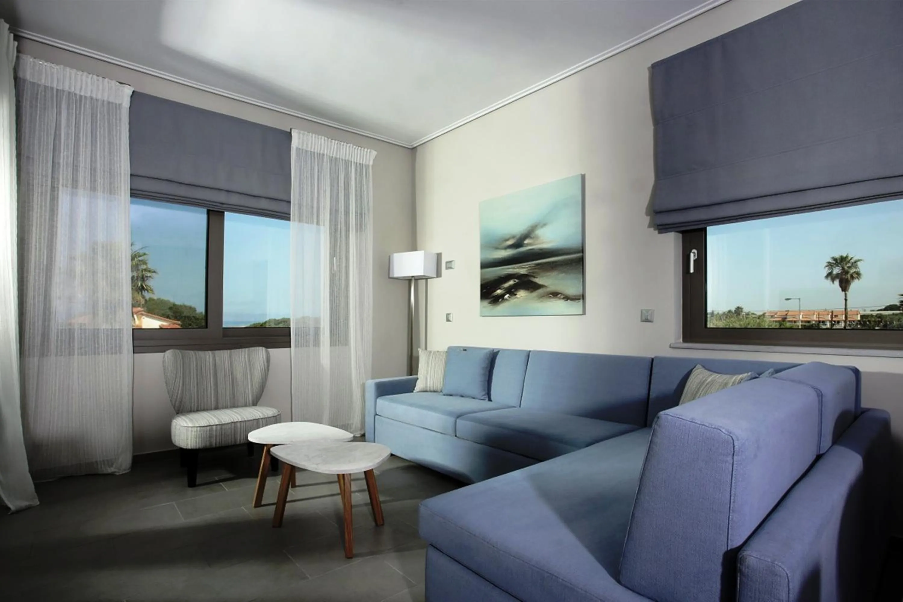 Living room in Lagouvardos Village Hotel