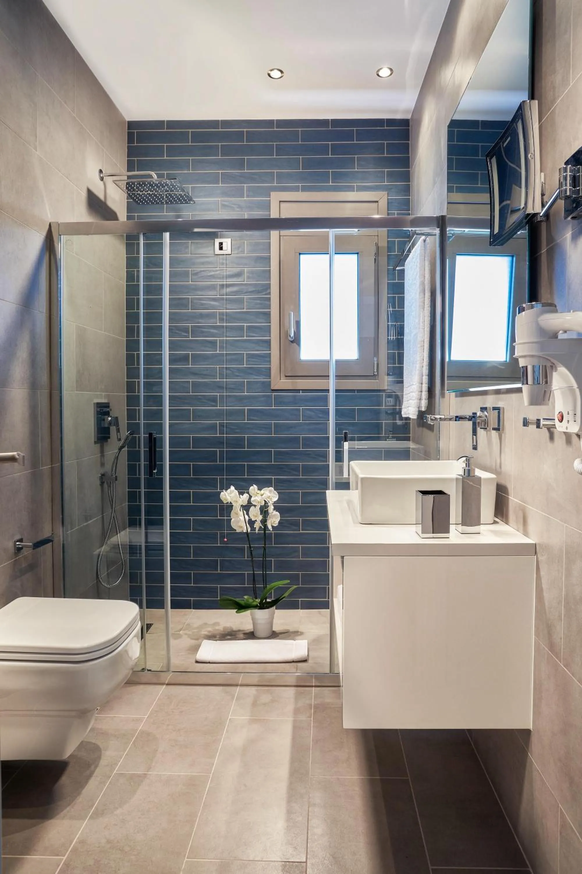Bathroom in Lagouvardos Village Hotel