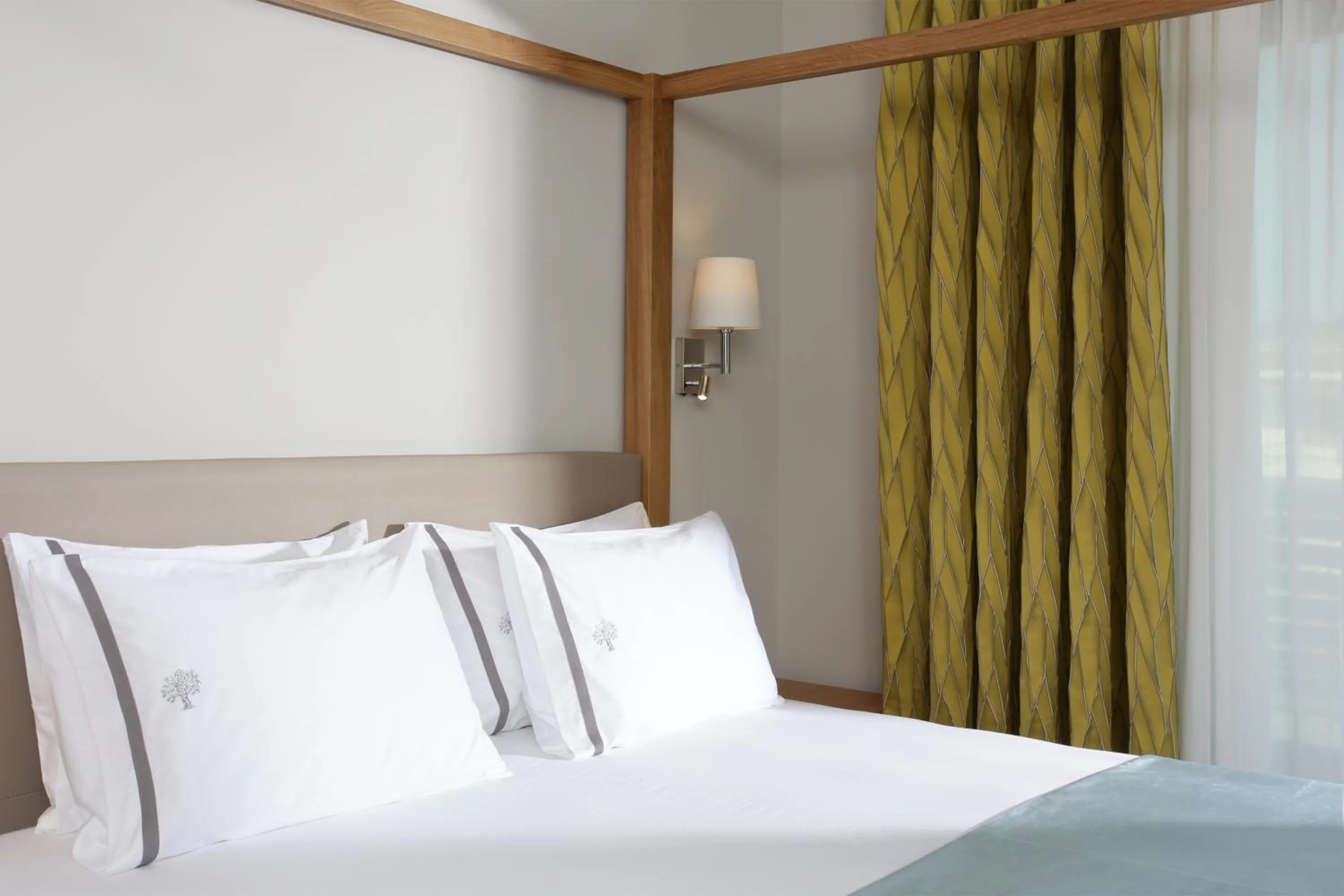 Bed in Lagouvardos Village Hotel