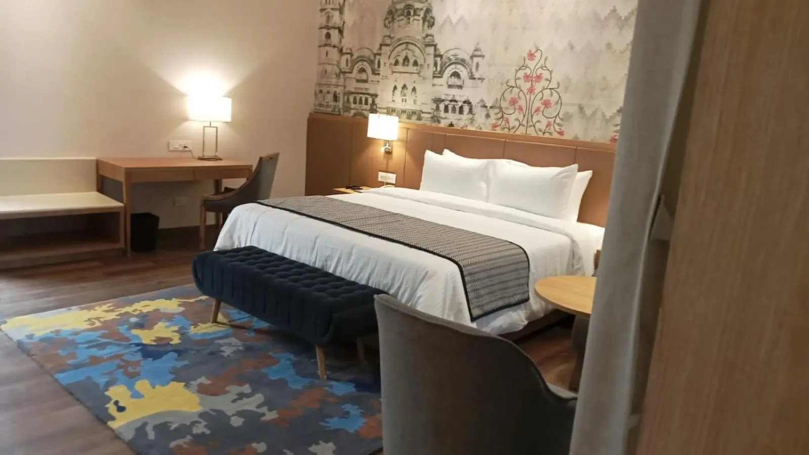 Bed in Sarovar Portico, Somnath