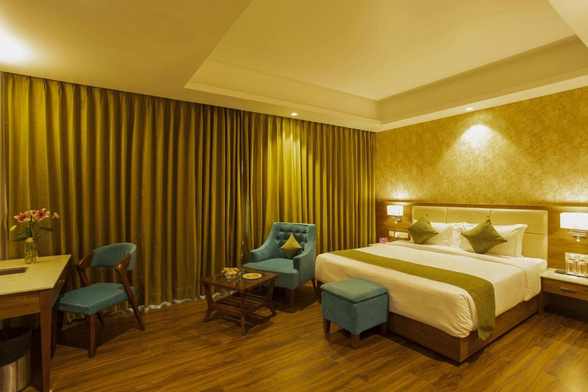 Bed in Sarovar Portico, Somnath