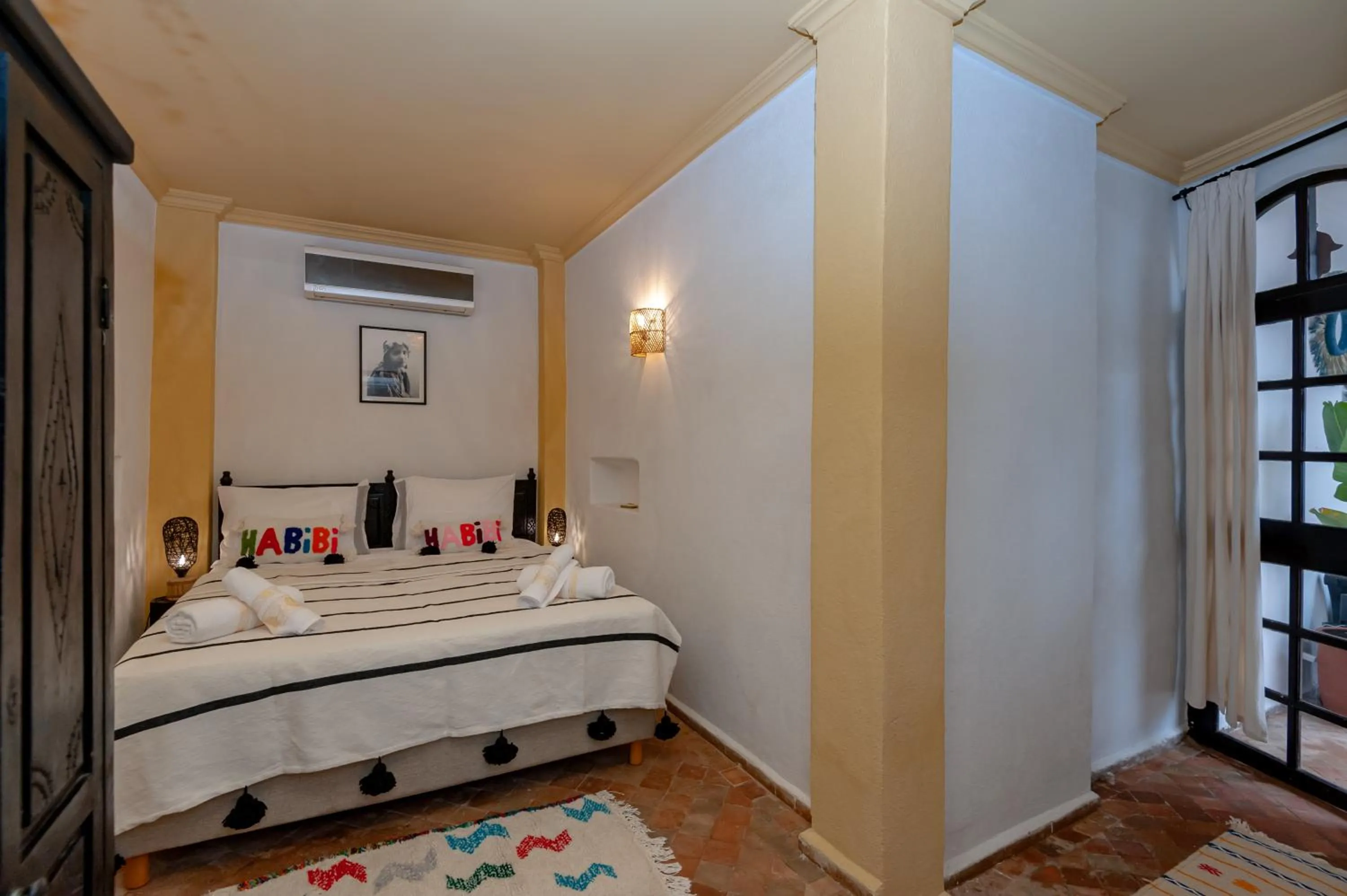 Bed in Riad Eldar