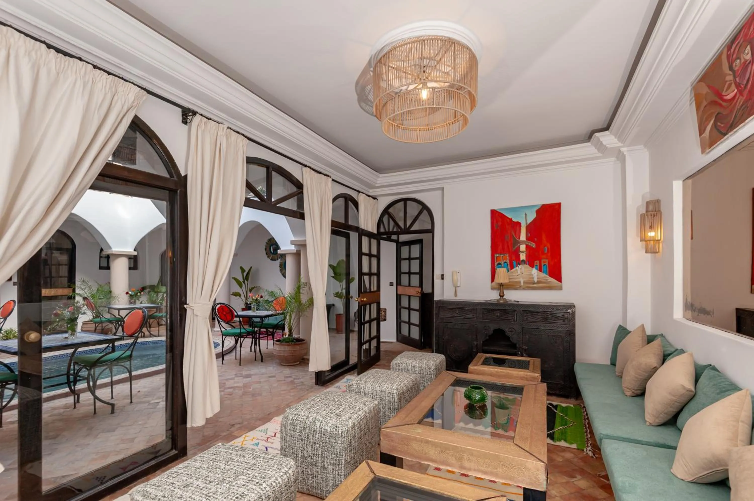 Living room in Riad Eldar