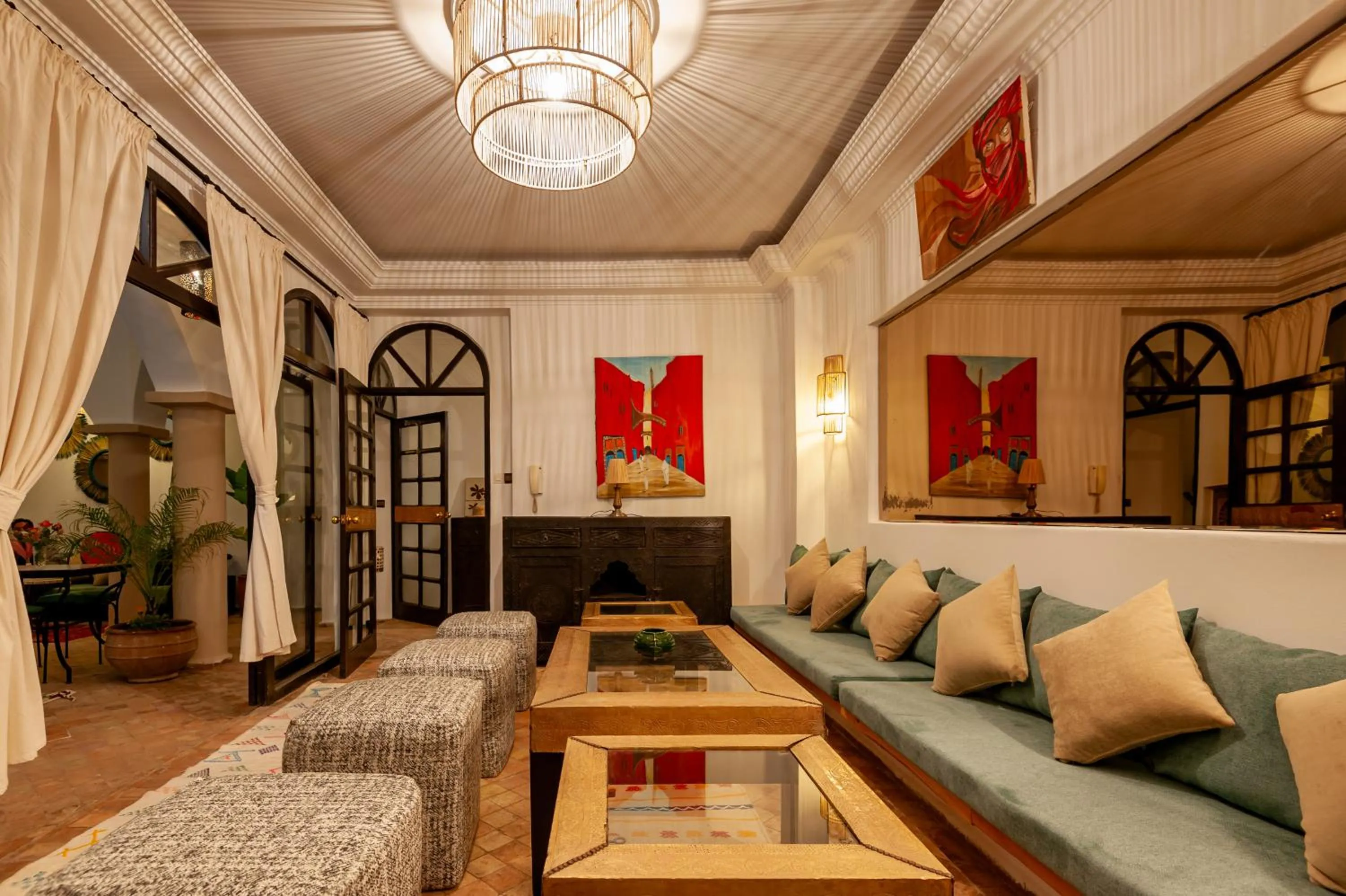 Living room in Riad Eldar
