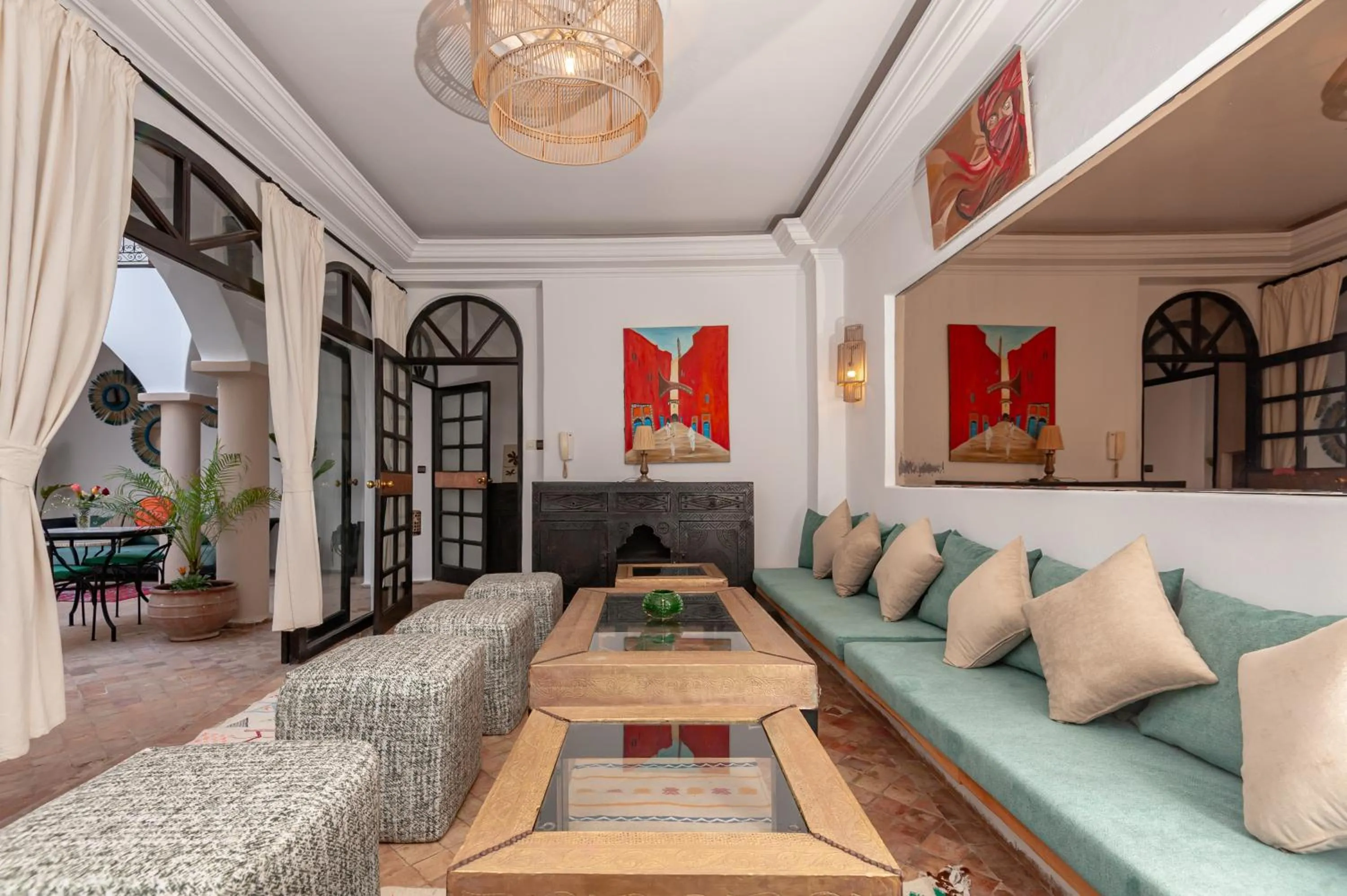 Living room in Riad Eldar