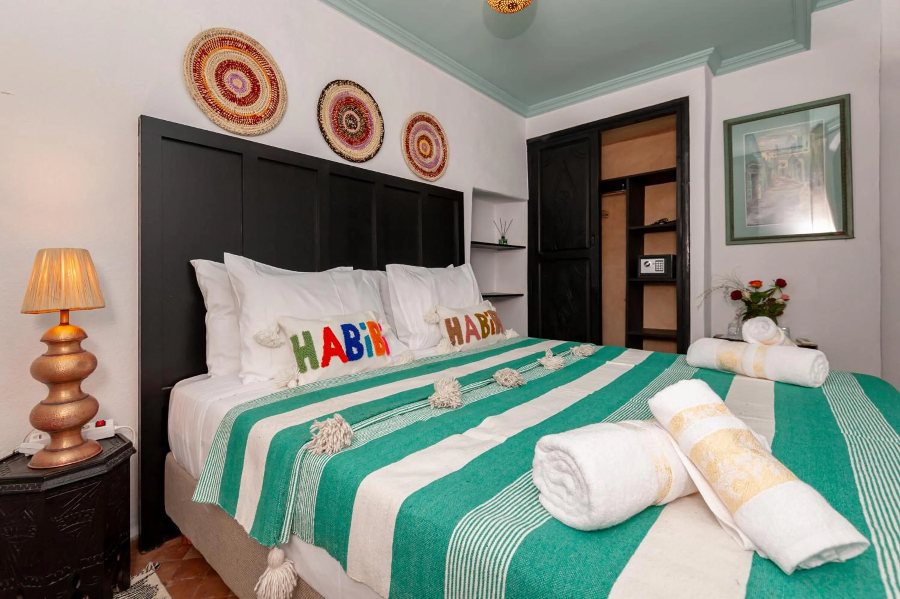 Bed in Riad Eldar