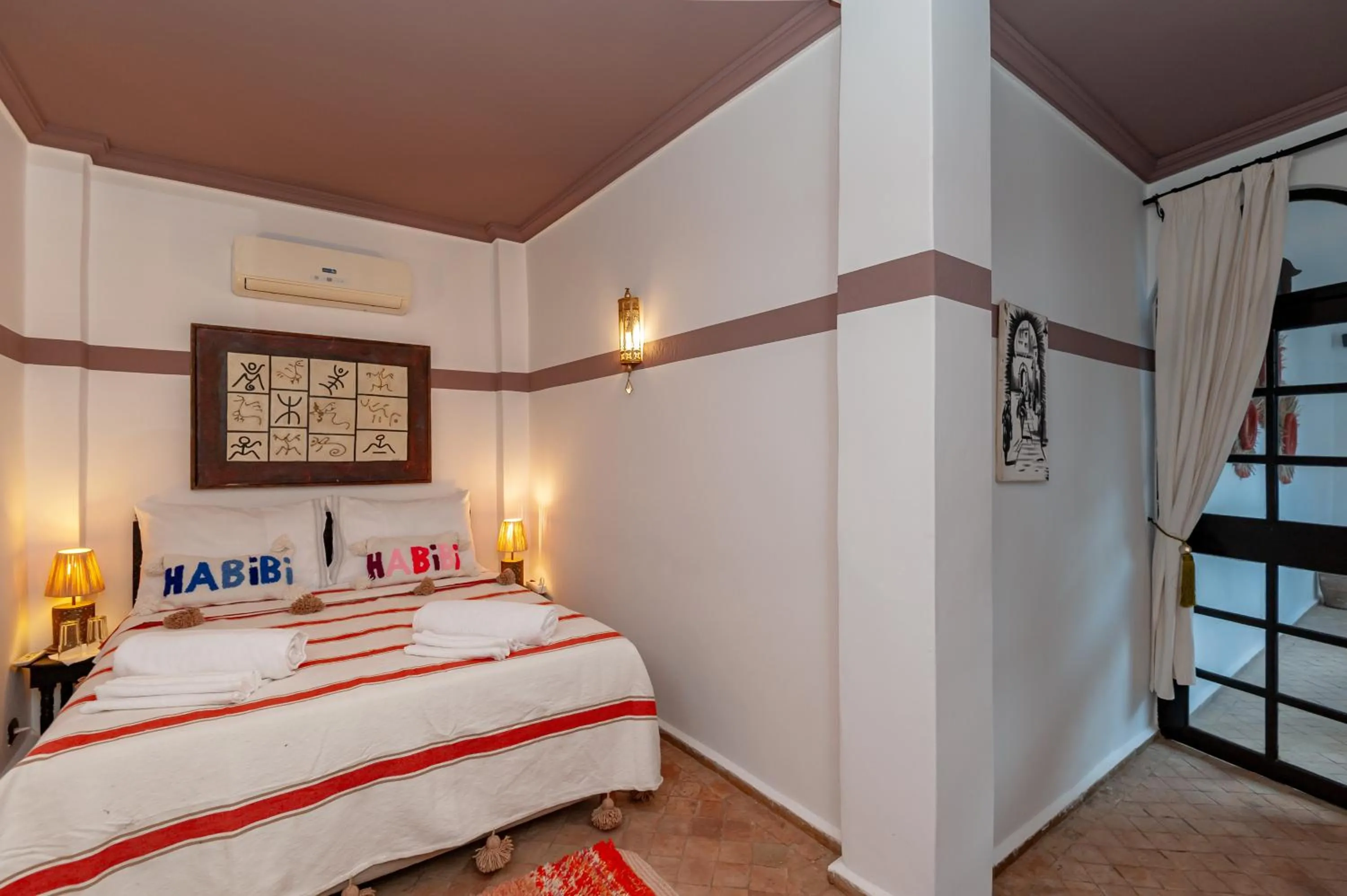 Bed in Riad Eldar