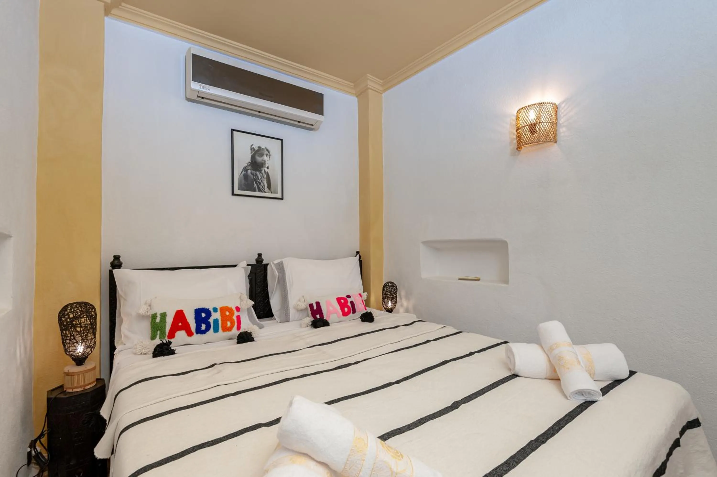Bed in Riad Eldar