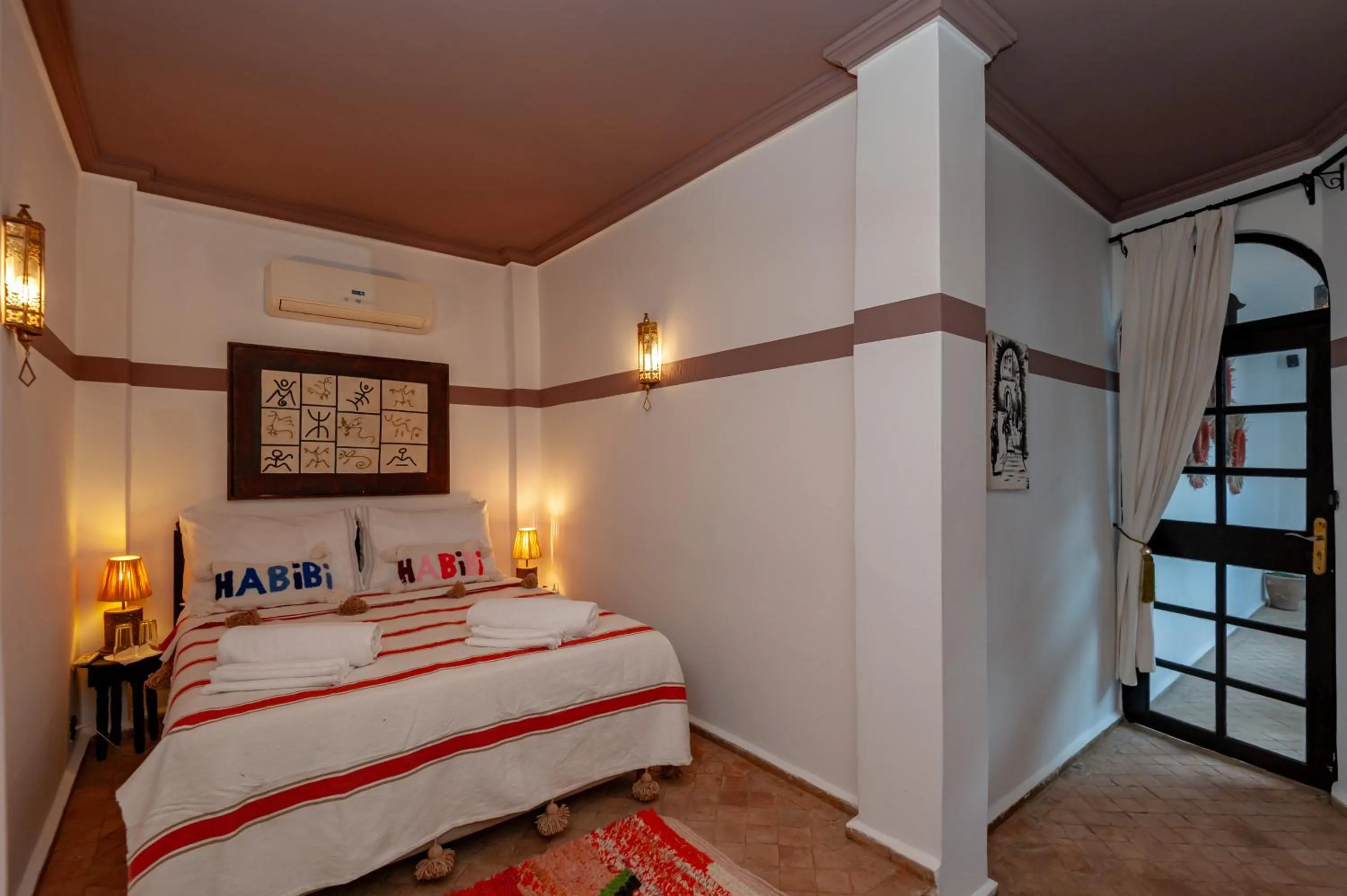 Bed in Riad Eldar